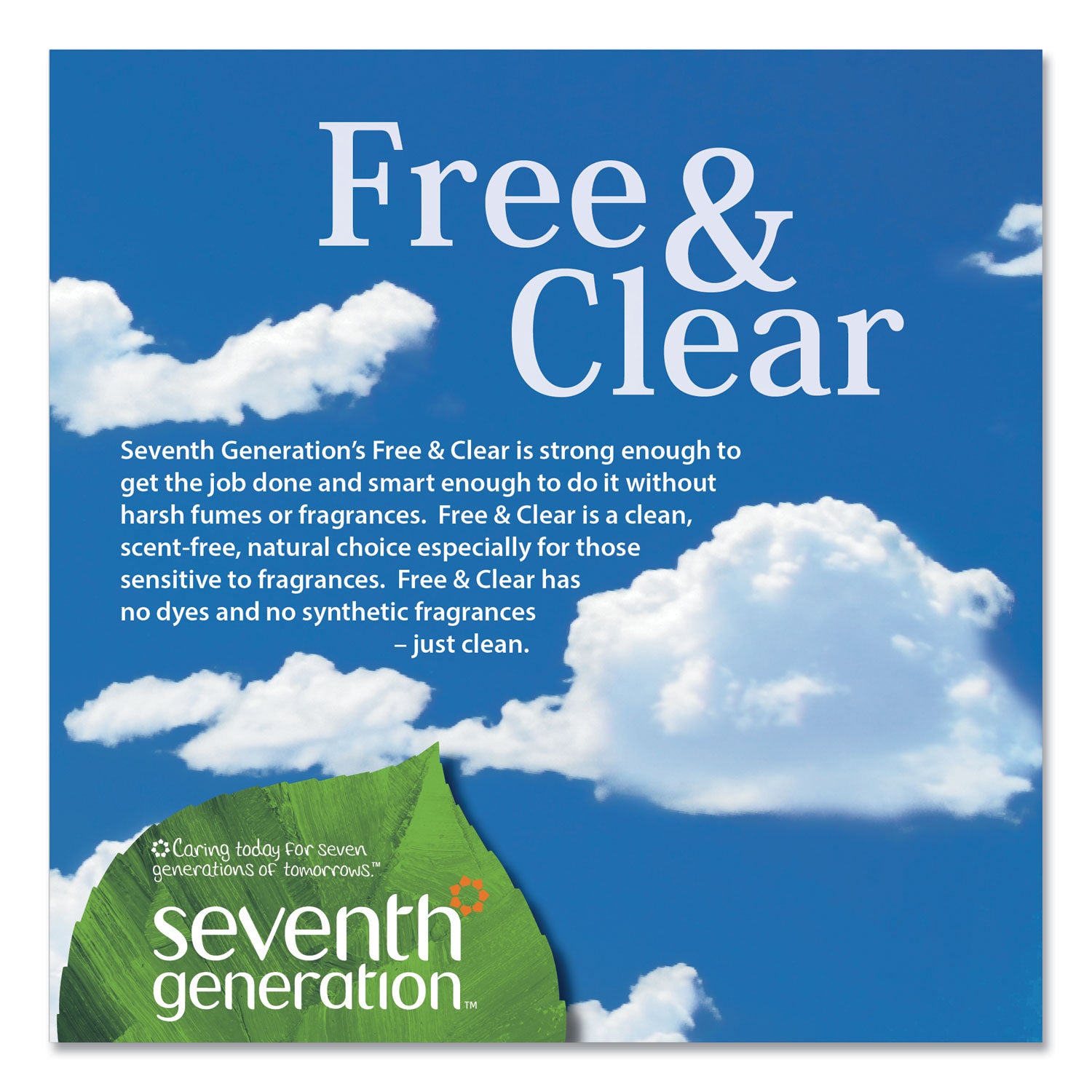Seventh Generation® Natural Liquid Fabric Softener, Free And Clear/unscented 32 Oz Bottle