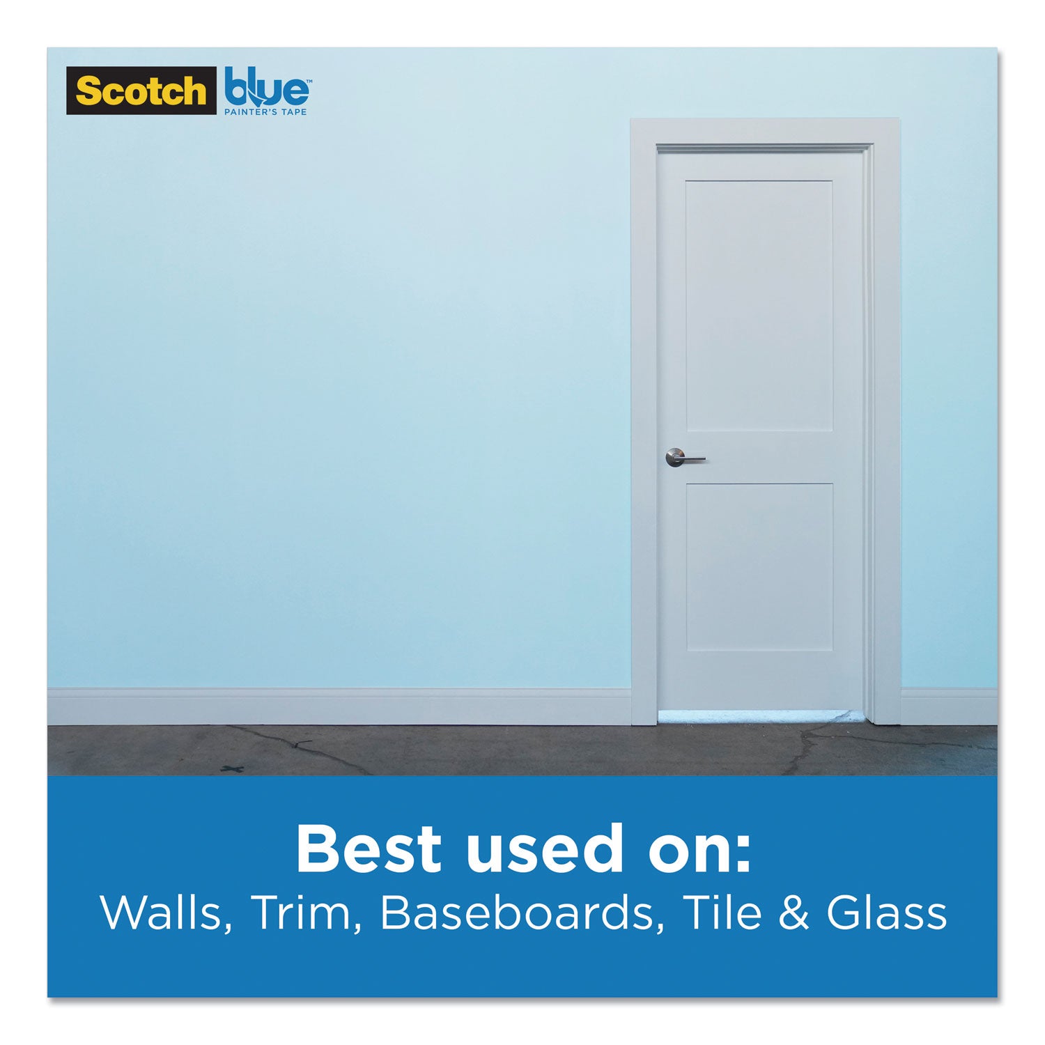 ScotchBlue™ Original Multi-Surface Painter's Tape, 3" Core, 0.94" X 60 Yds, Blue, 6/pack