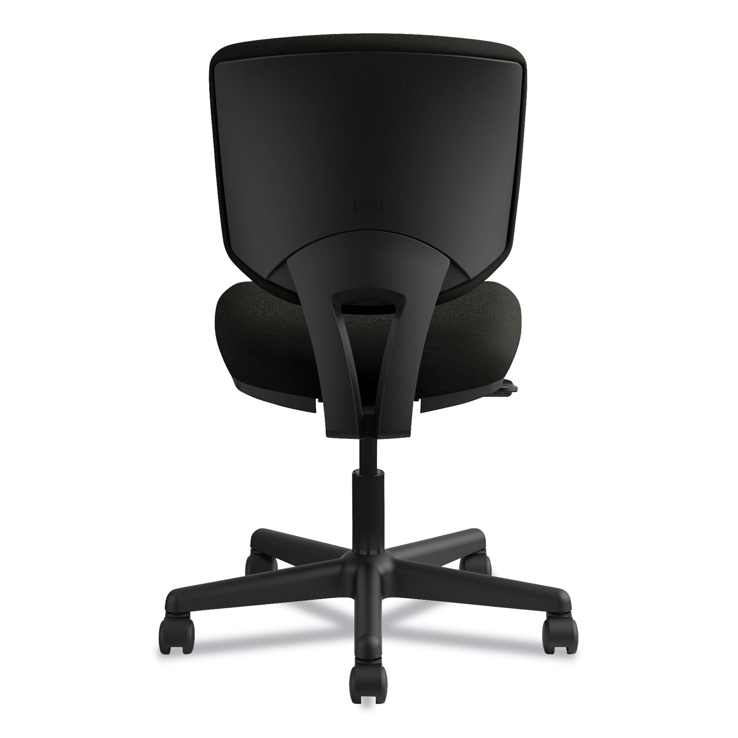 HON® Volt Series Leather Task Chair, Supports Up To 250 Lb, 18" To 22.25" Seat Height, Black