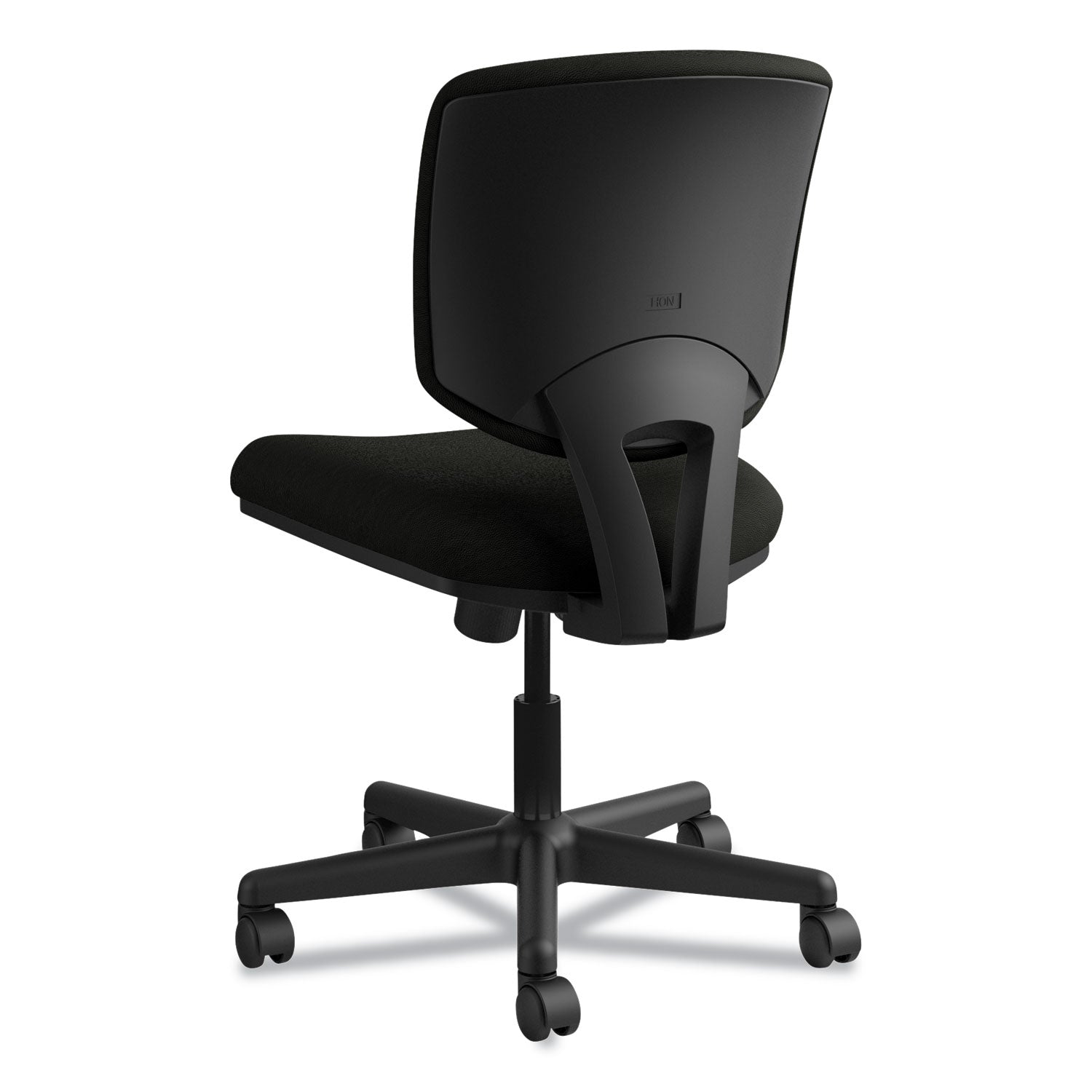 HON® Volt Series Leather Task Chair, Supports Up To 250 Lb, 18" To 22.25" Seat Height, Black