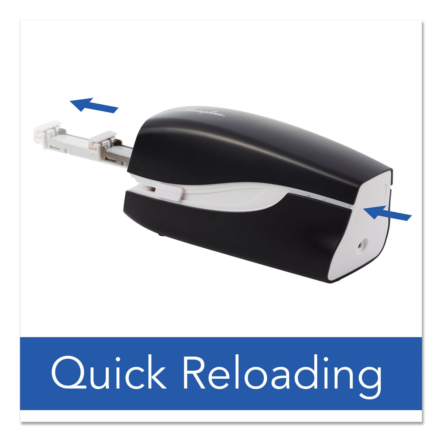 Swingline® Portable Electric Stapler, 20-Sheet Capacity, Black