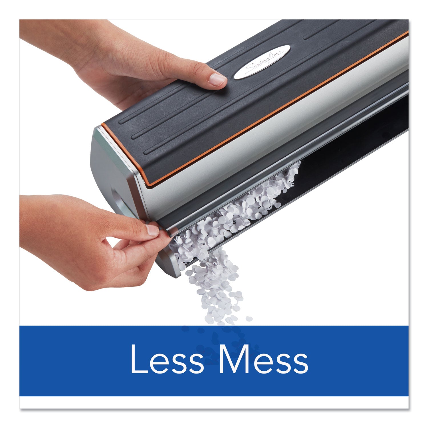 Swingline® 20-Sheet Optima 20 Electric Punch, Three-Hole, 9/32" Holes, Silver/black