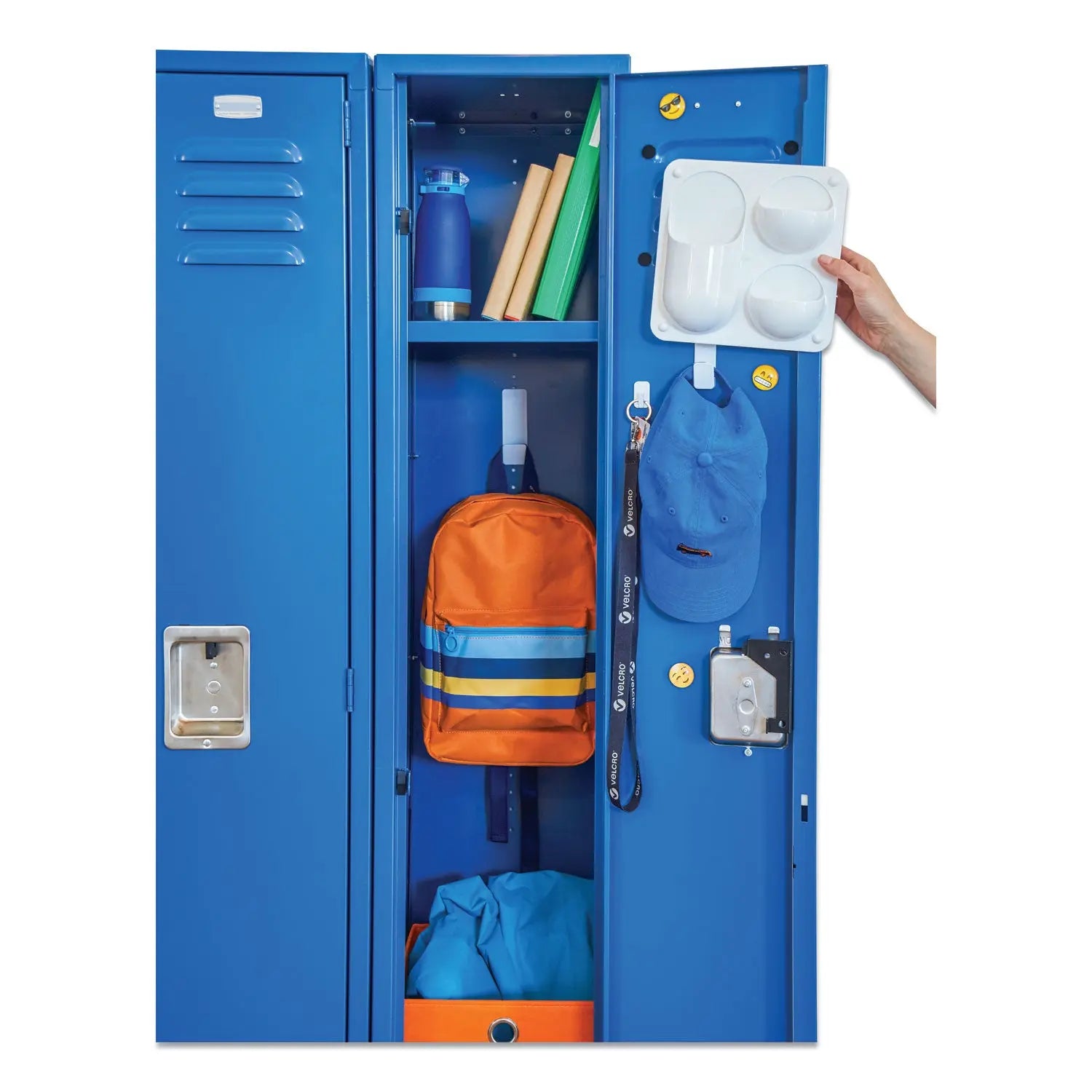 Sticky-Back Fasteners, Removable Adhesive, 0.63" dia, Black, 15/Pack VELCRO® Brand Flipcost