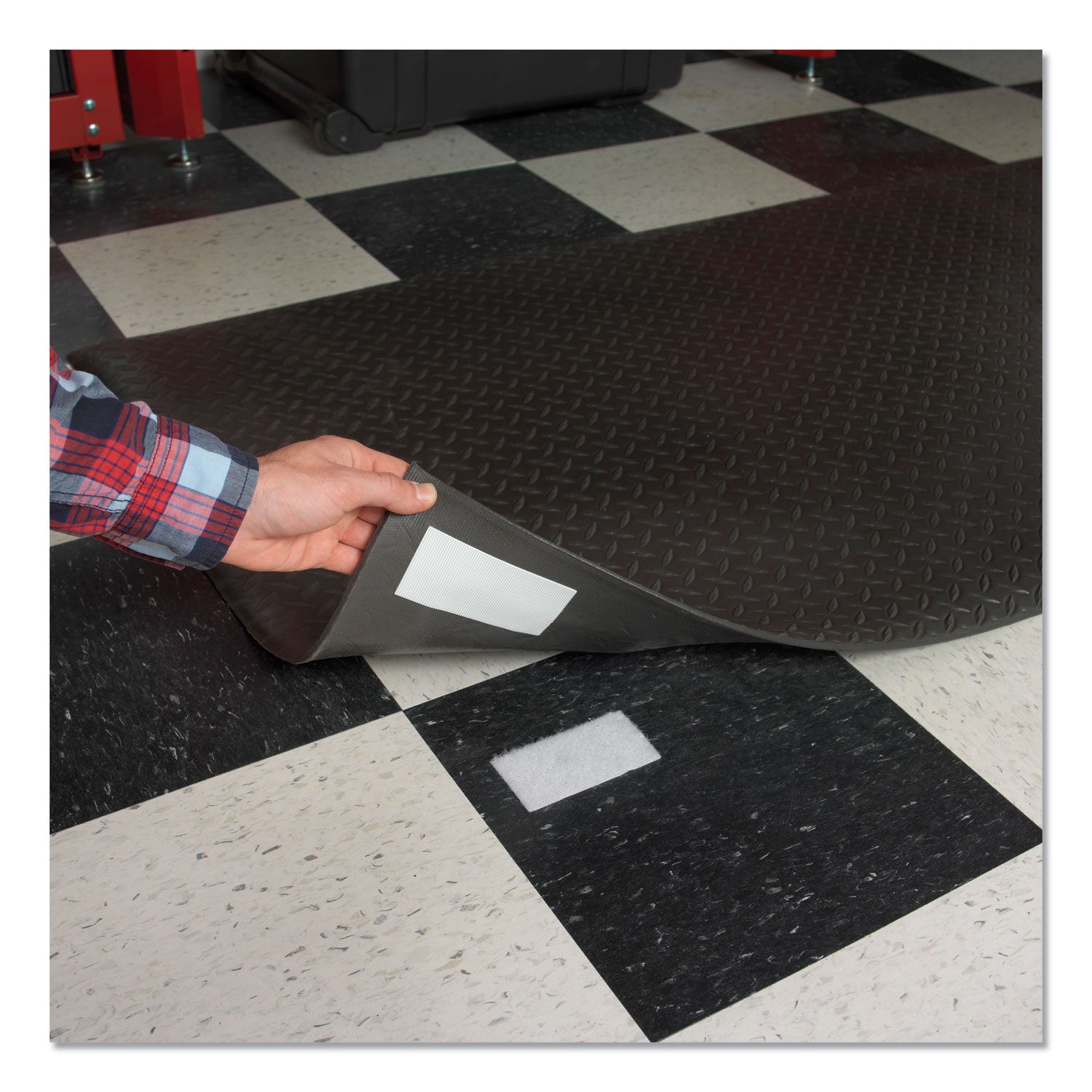 VELCRO® Brand Industrial-Strength Heavy-Duty Fasteners, 2" X 4", White, 2/pack