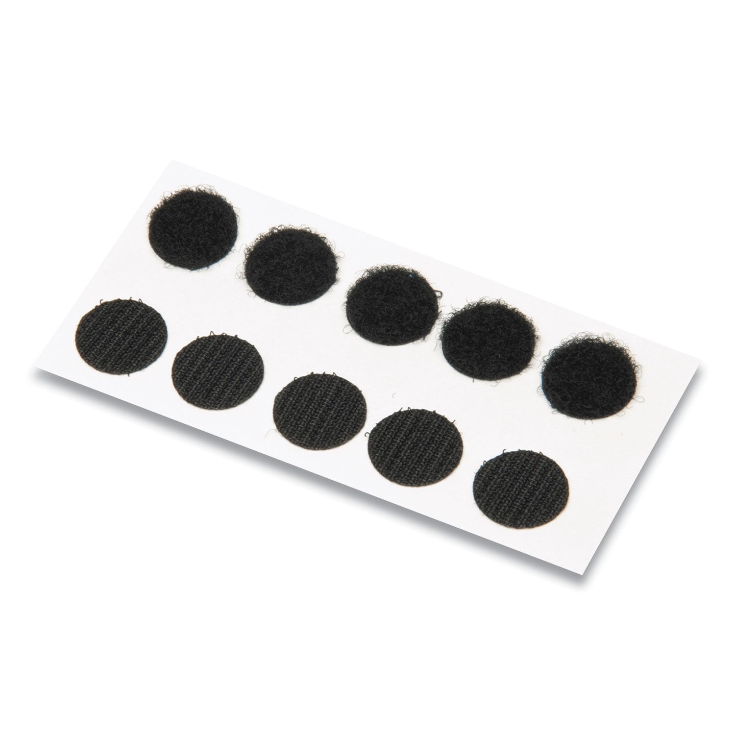 VELCRO® Brand Sticky-Back Fasteners, Removable Adhesive, 0.75" Dia, Black, 200/box