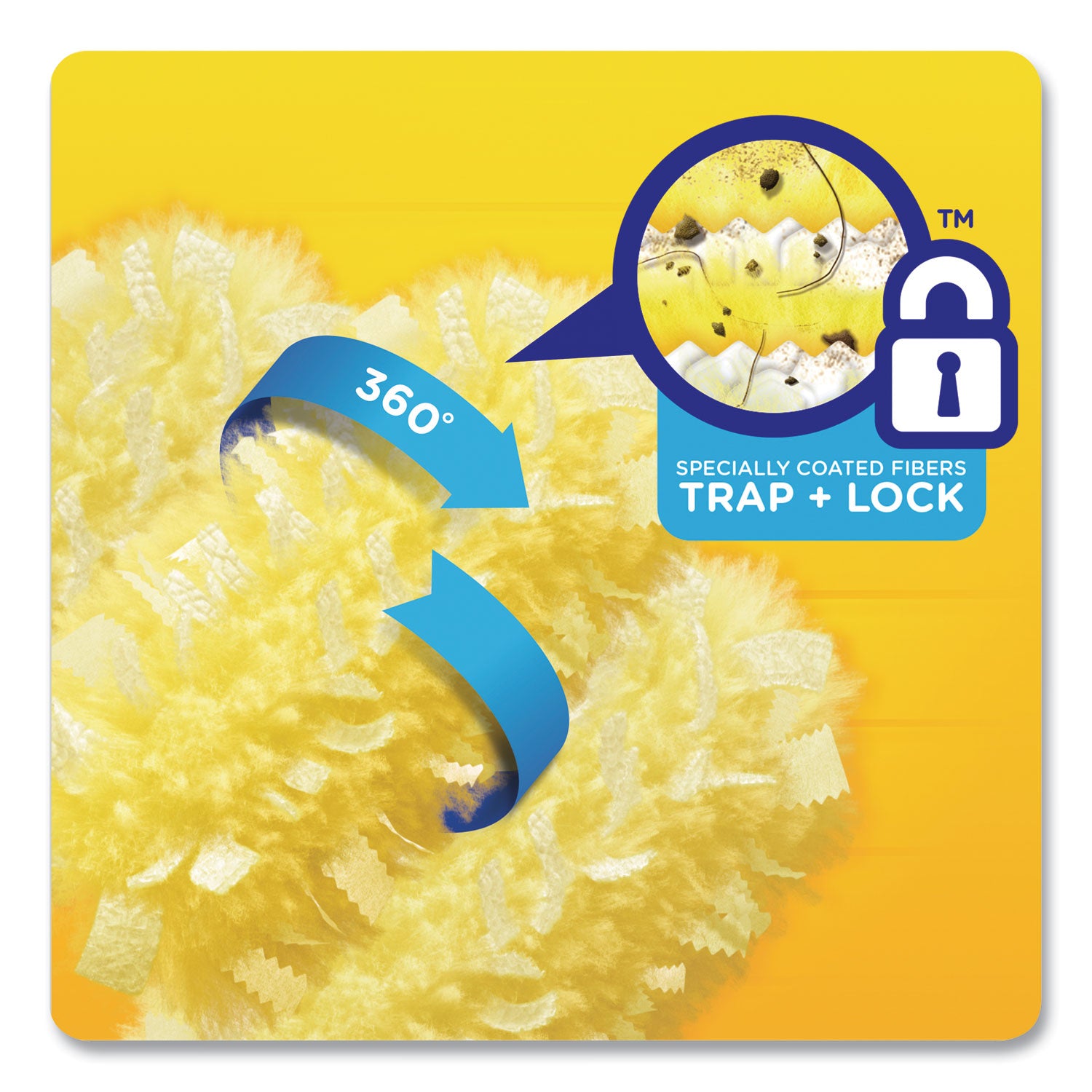 Swiffer® Heavy Duty Dusters Starter Kit, Handle Extends To 3 Ft, 1 Handle With 12 Duster Refills