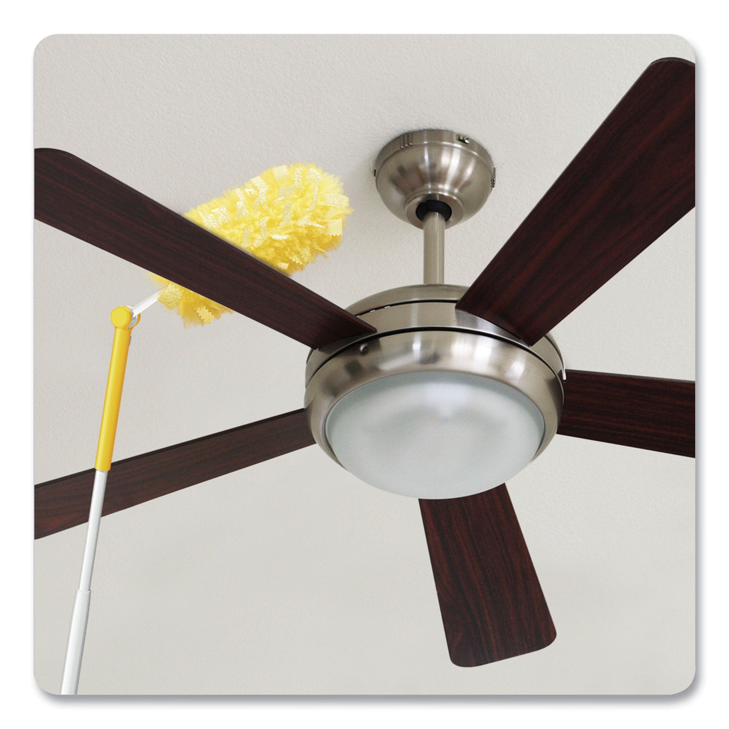 Swiffer® Heavy Duty Dusters Starter Kit, Handle Extends To 3 Ft, 1 Handle With 12 Duster Refills