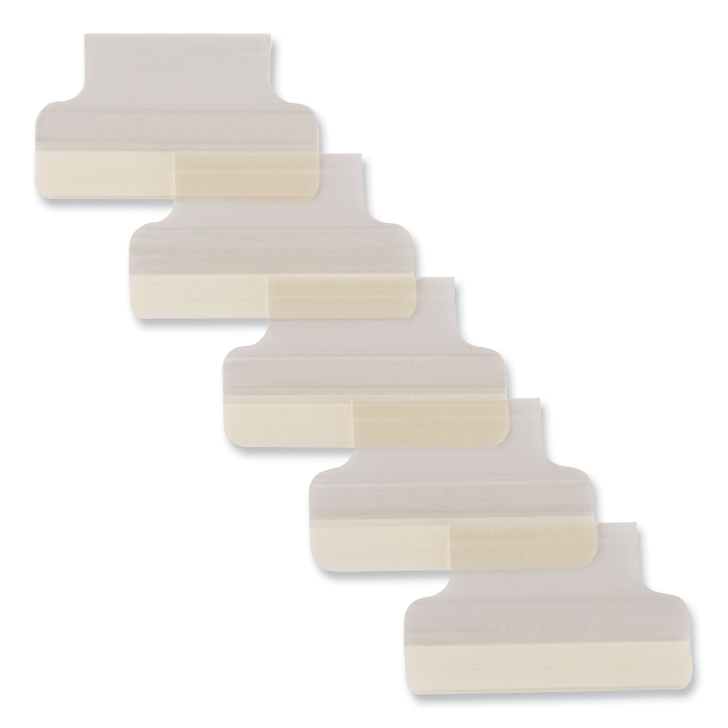 Avery® Insertable Index Tabs with Printable Inserts, 1/5-Cut, Clear, 1" Wide, 25/Pack