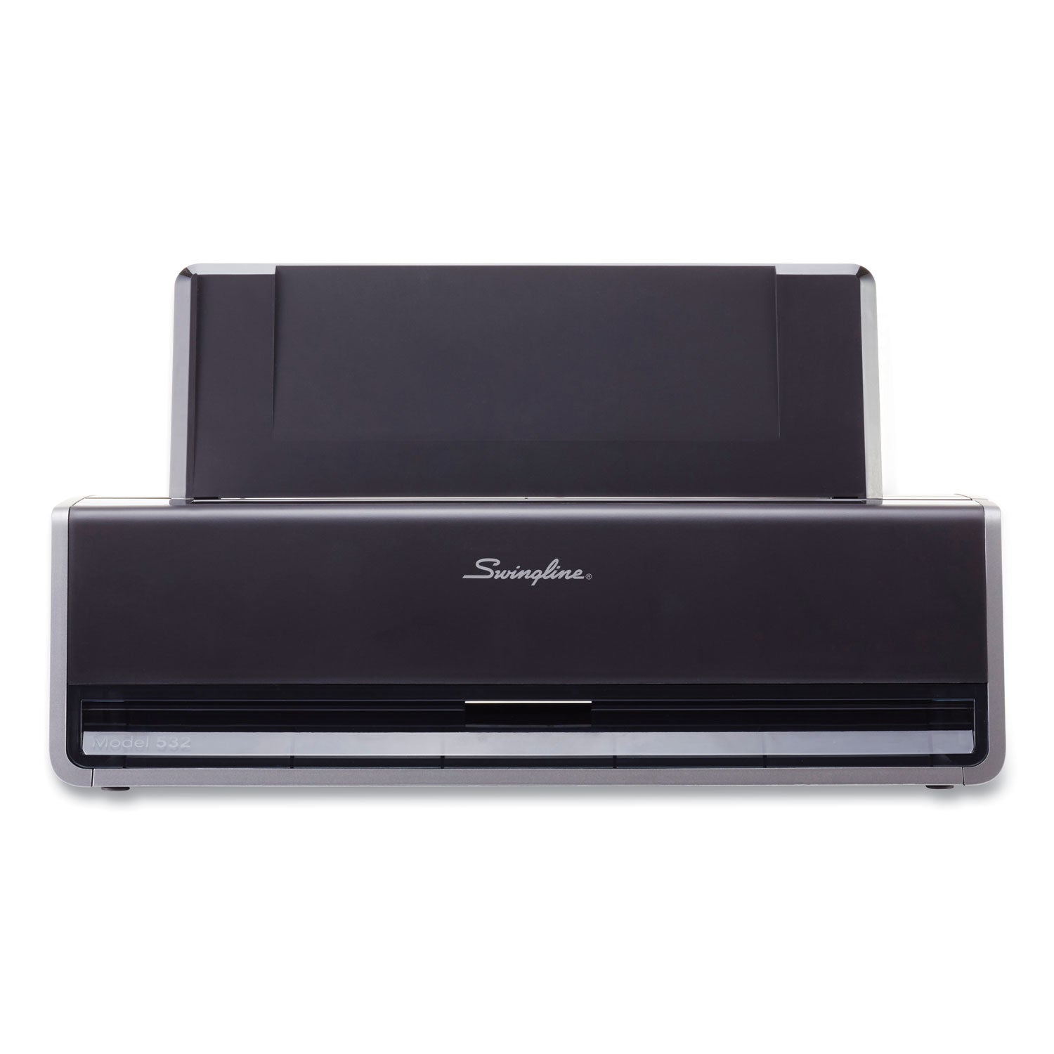 Swingline® 28-Sheet Commercial Electric Two-Hole Punch, Fixed 9/32" Holes, Black/silver