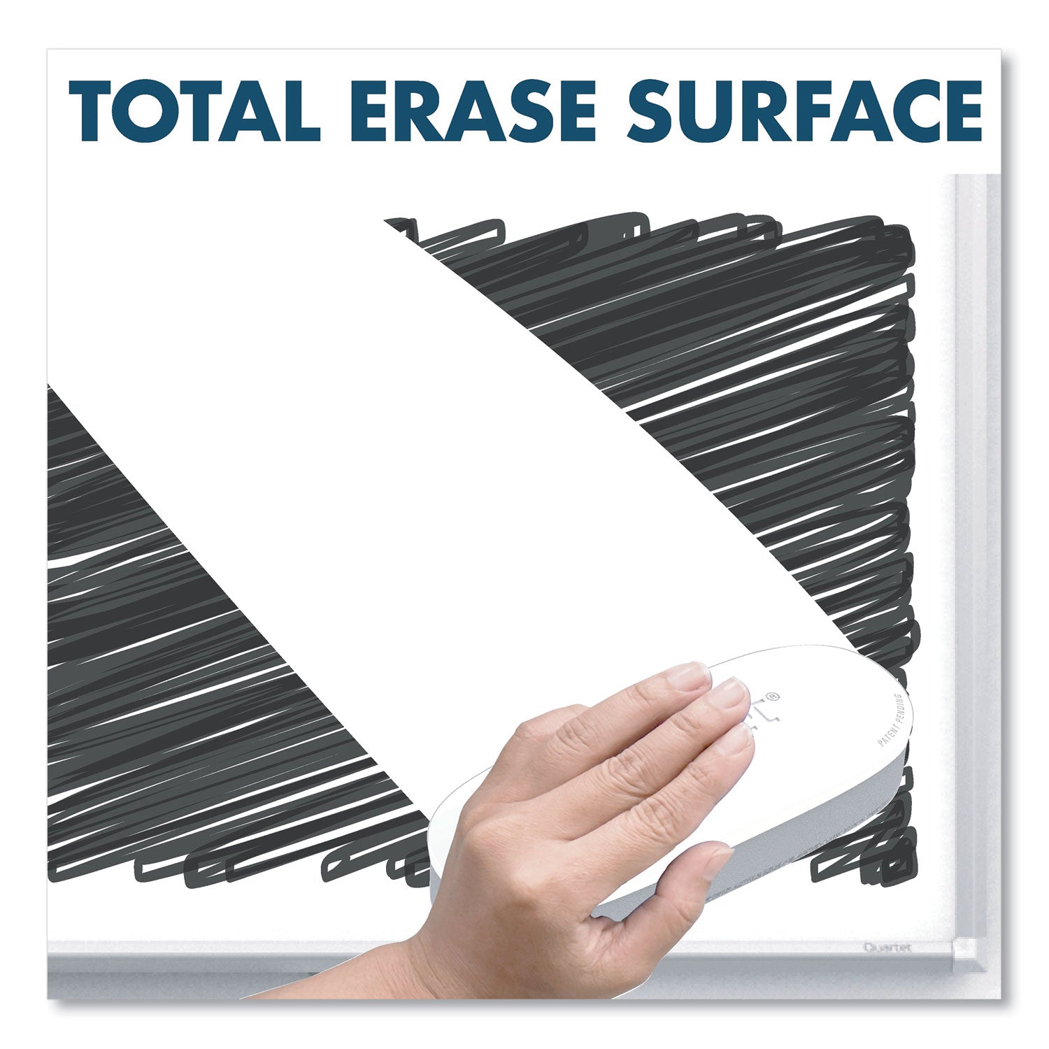 3M™ Porcelain Dry Erase Boards, 72" x 48", White Surface, Satin Aluminum Frame