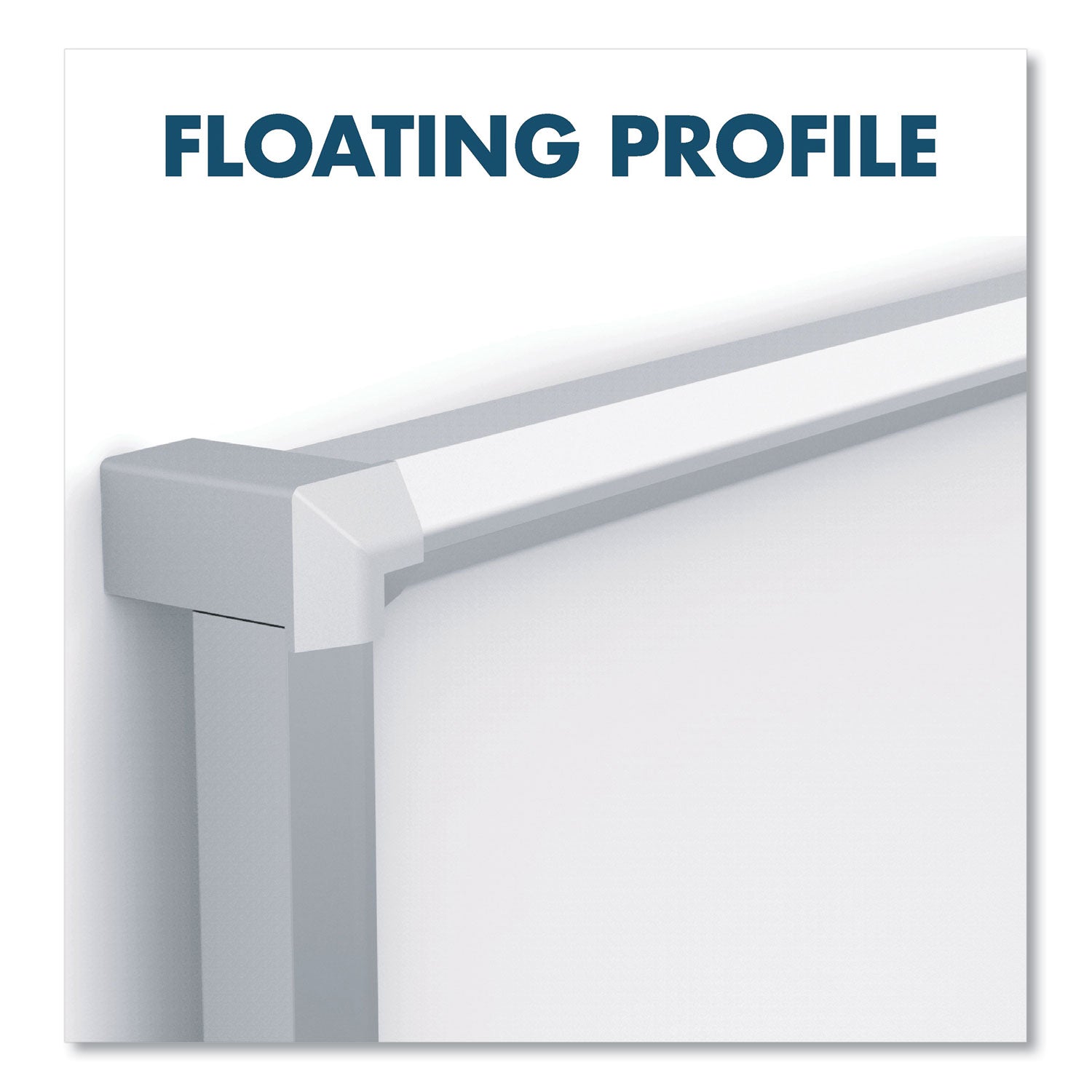 3M™ Porcelain Dry Erase Boards, 72" x 48", White Surface, Satin Aluminum Frame