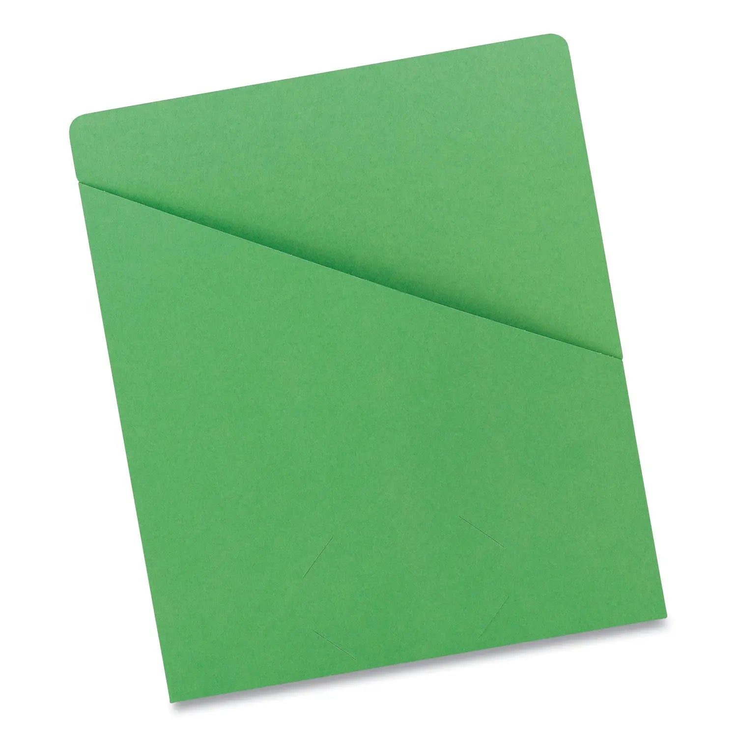 File Jackets, Letter Size, Green, 25/Pack Smead Flipcost