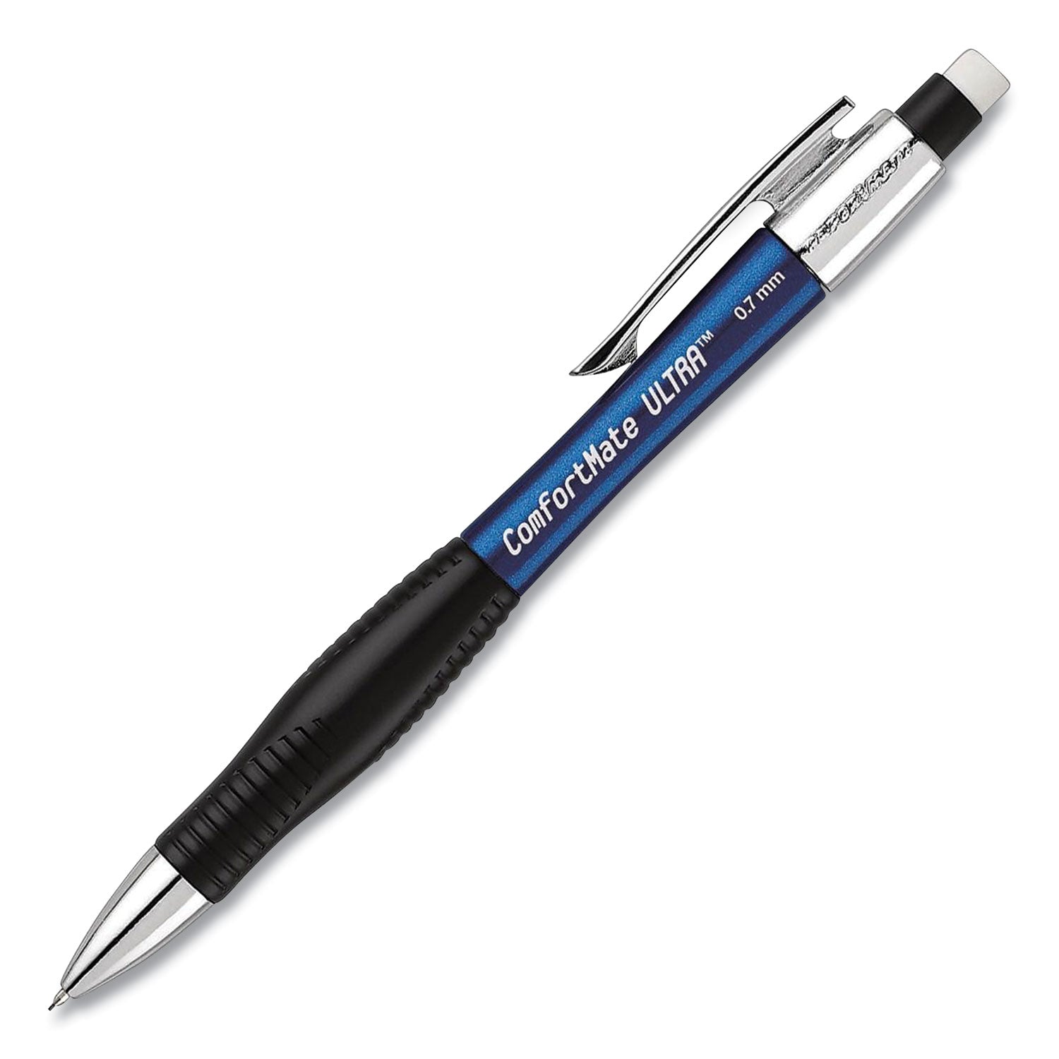 Paper Mate® Comfortmate Ultra Mechanical Pencil, 0.7 Mm, Hb (#2), Black Lead, Assorted Barrel Colors, Dozen
