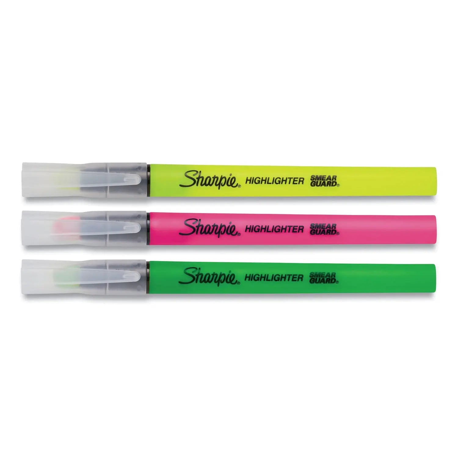 Clearview Pen-Style Highlighter, Assorted Ink Colors, Chisel Tip, Assorted Barrel Colors, 3/Pack Sharpie® Flipcost