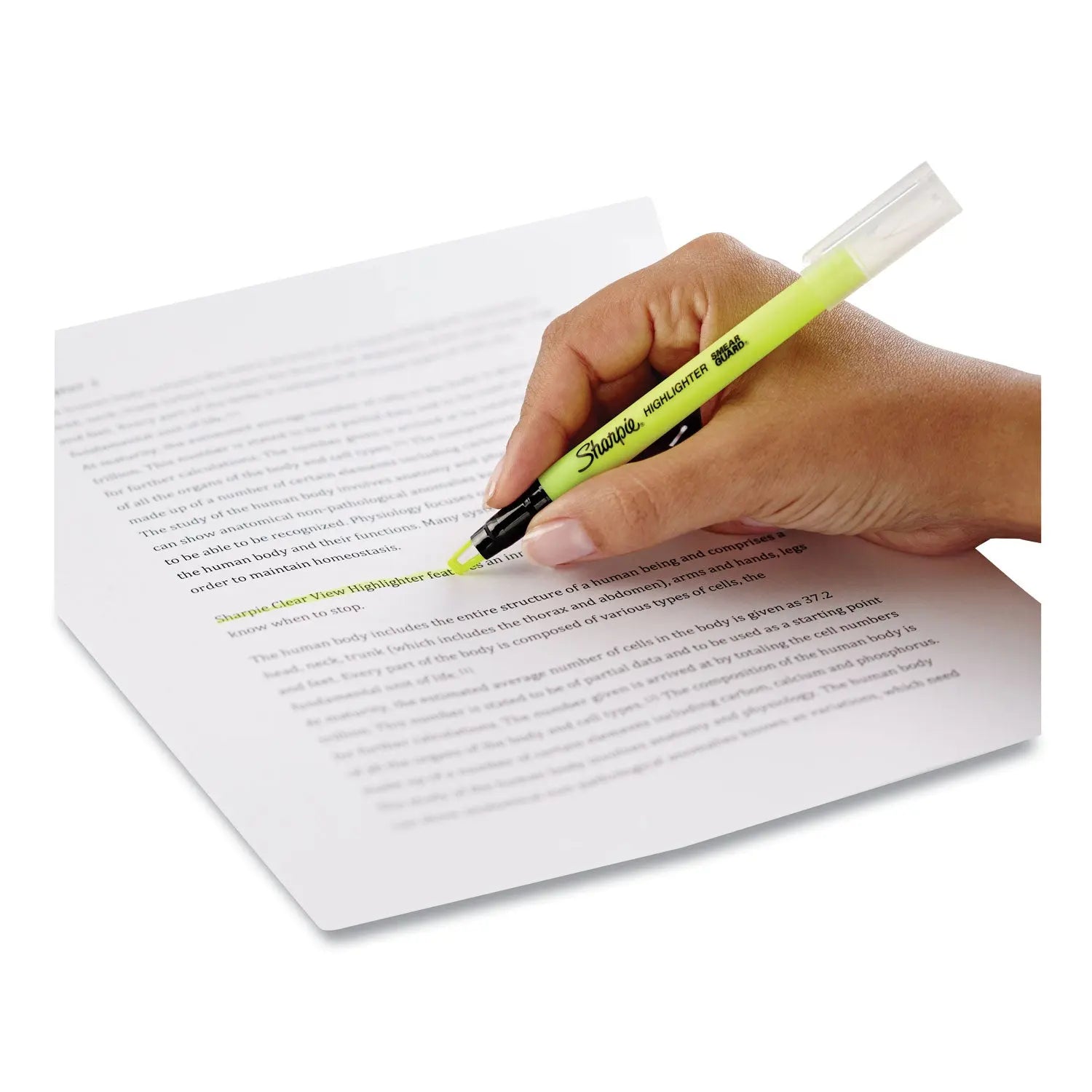 Clearview Pen-Style Highlighter, Assorted Ink Colors, Chisel Tip, Assorted Barrel Colors, 3/Pack Sharpie® Flipcost