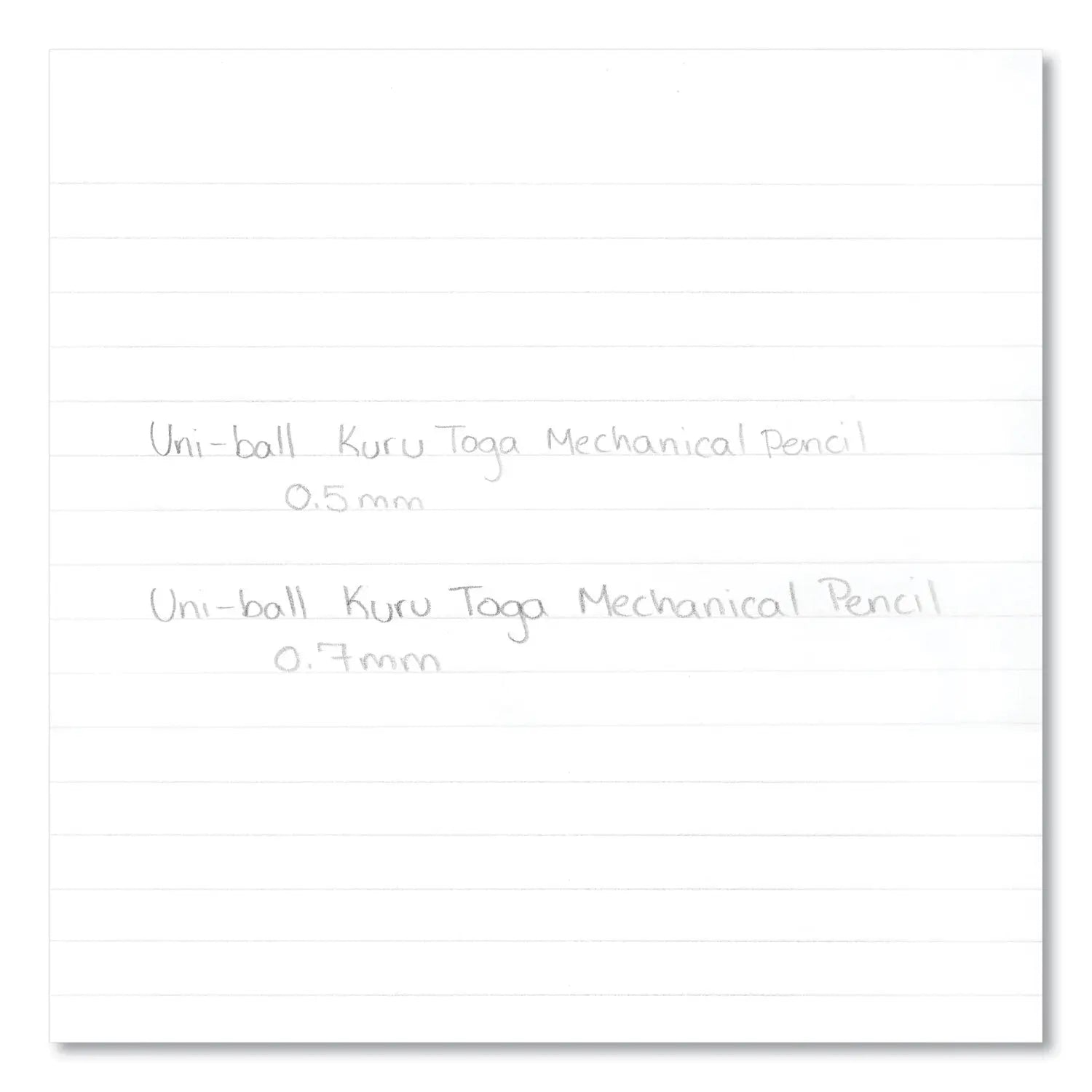 KuruToga Mechanical Pencil with Tube of Lead/Erasers, 0.5 mm, HB (#2), Black Lead, Black Barrel uniball® Flipcost