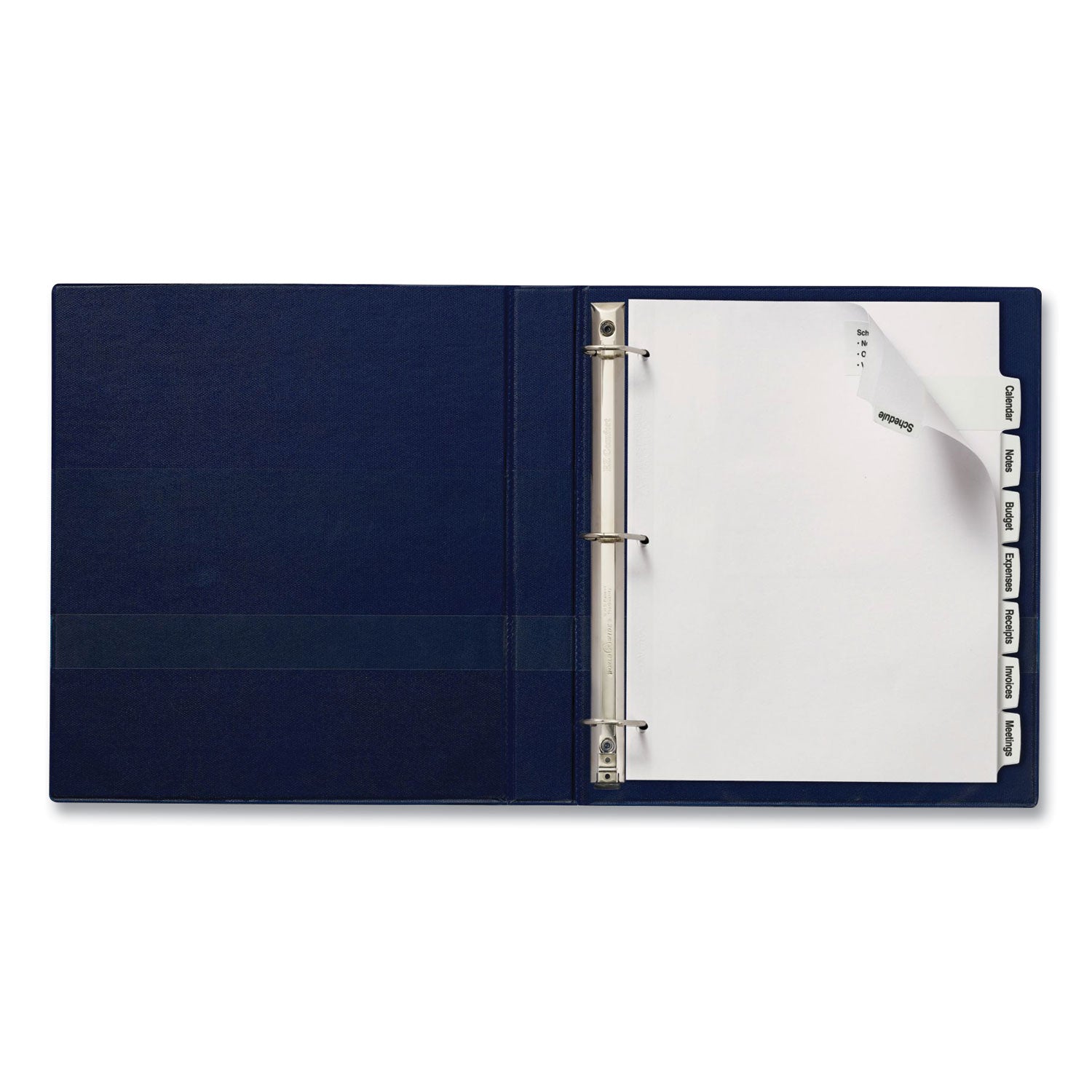 Avery® Big Tab Printable Large White Label Tab Dividers, 8-Tab, 11 x 8.5, White, 4 Sets