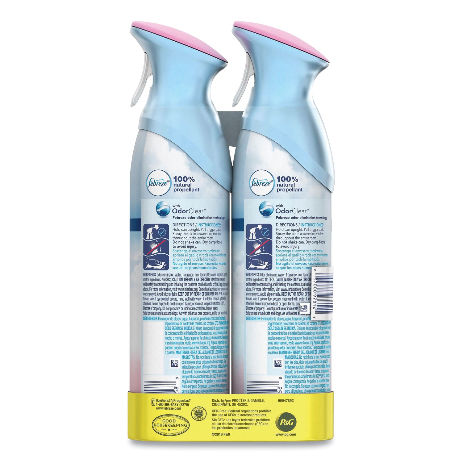 Febreze® AIR, Downy April Fresh, 8.8 oz Aerosol Spray, 2/Pack