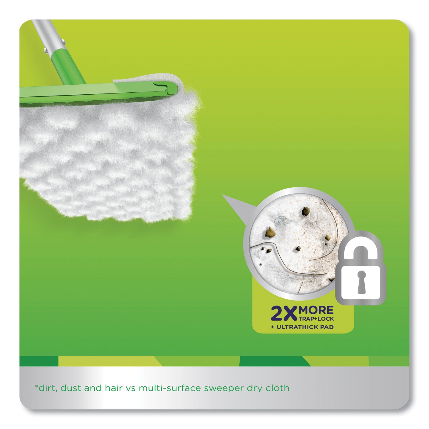 Swiffer® Heavy-Duty Dry Refill Cloths, White, 11 x 8.5, 32/Pack