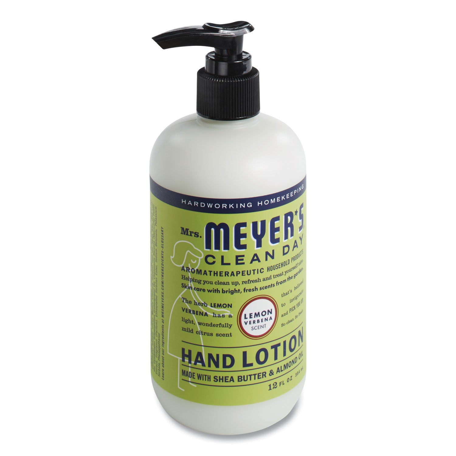 Mrs. Meyer's® Clean Day Hand Lotion, 12 oz Pump Bottle, Lemon Verbena