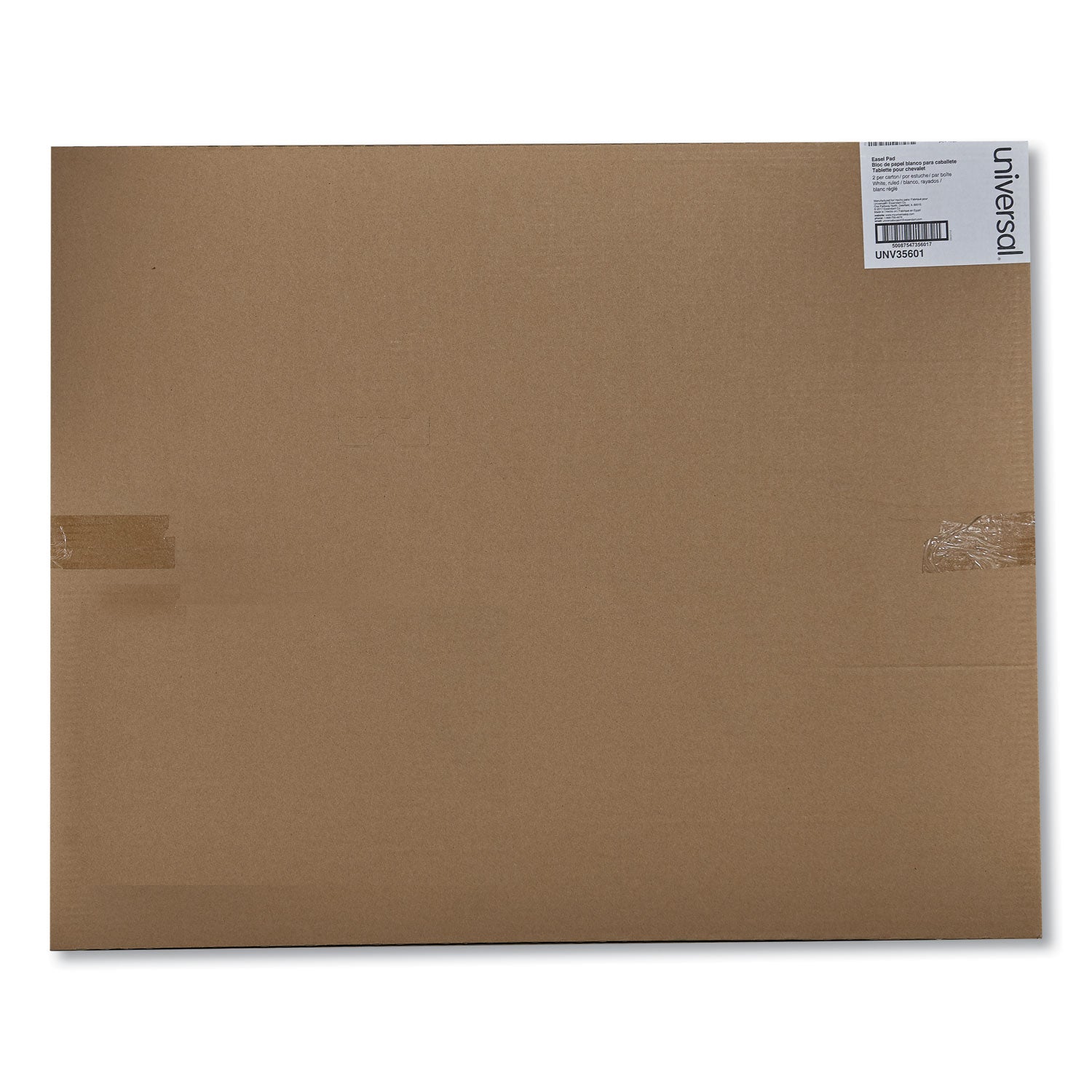 Universal™ Easel Pads/Flip Charts, Presentation Format (1" Rule), 27 x 34, White, 50 Sheets, 2/Carton