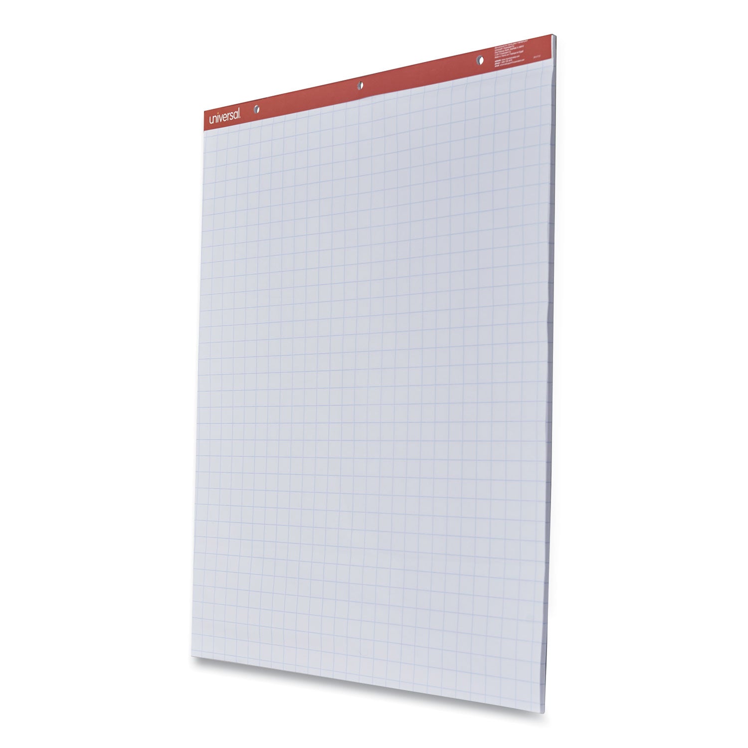 Universal™ Easel Pads/Flip Charts, Quadrille Rule (1 sq/in), 27 x 34, White, 50 Sheets, 2/Carton