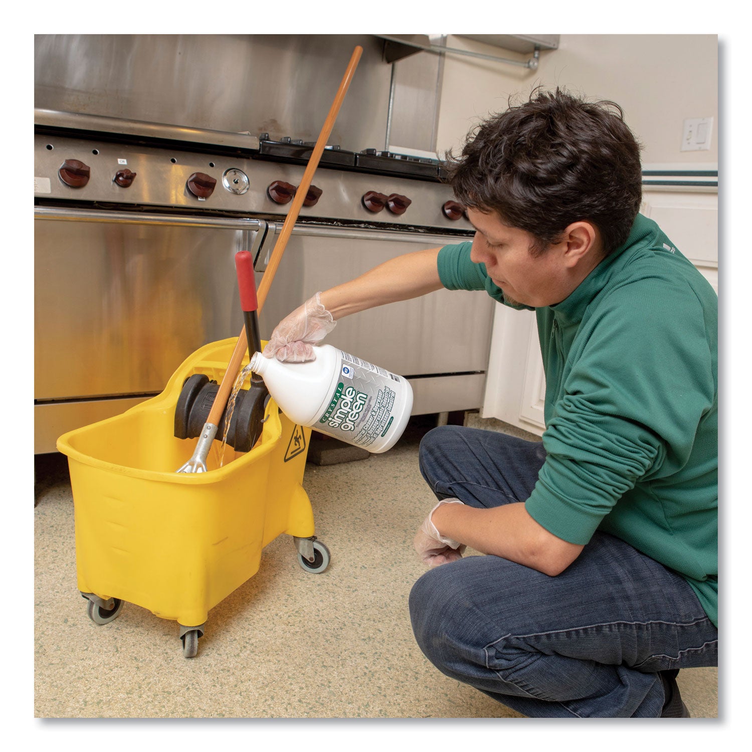 Simple Green® Crystal Industrial Cleaner/degreaser, 1 Gal Bottle, 6/carton