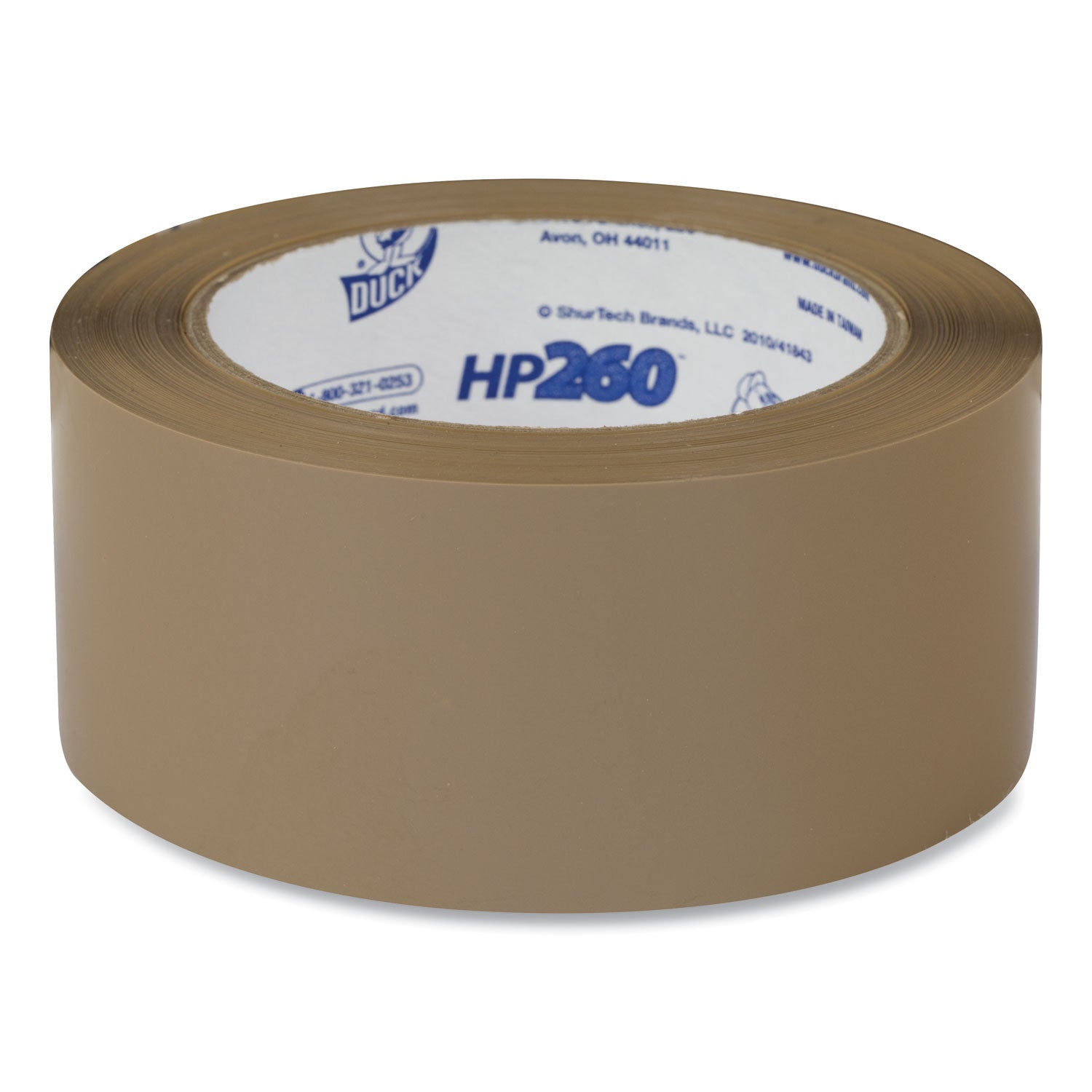Duck® HP260 Packaging Tape, 3" Core, 1.88" X 60 Yds, Tan