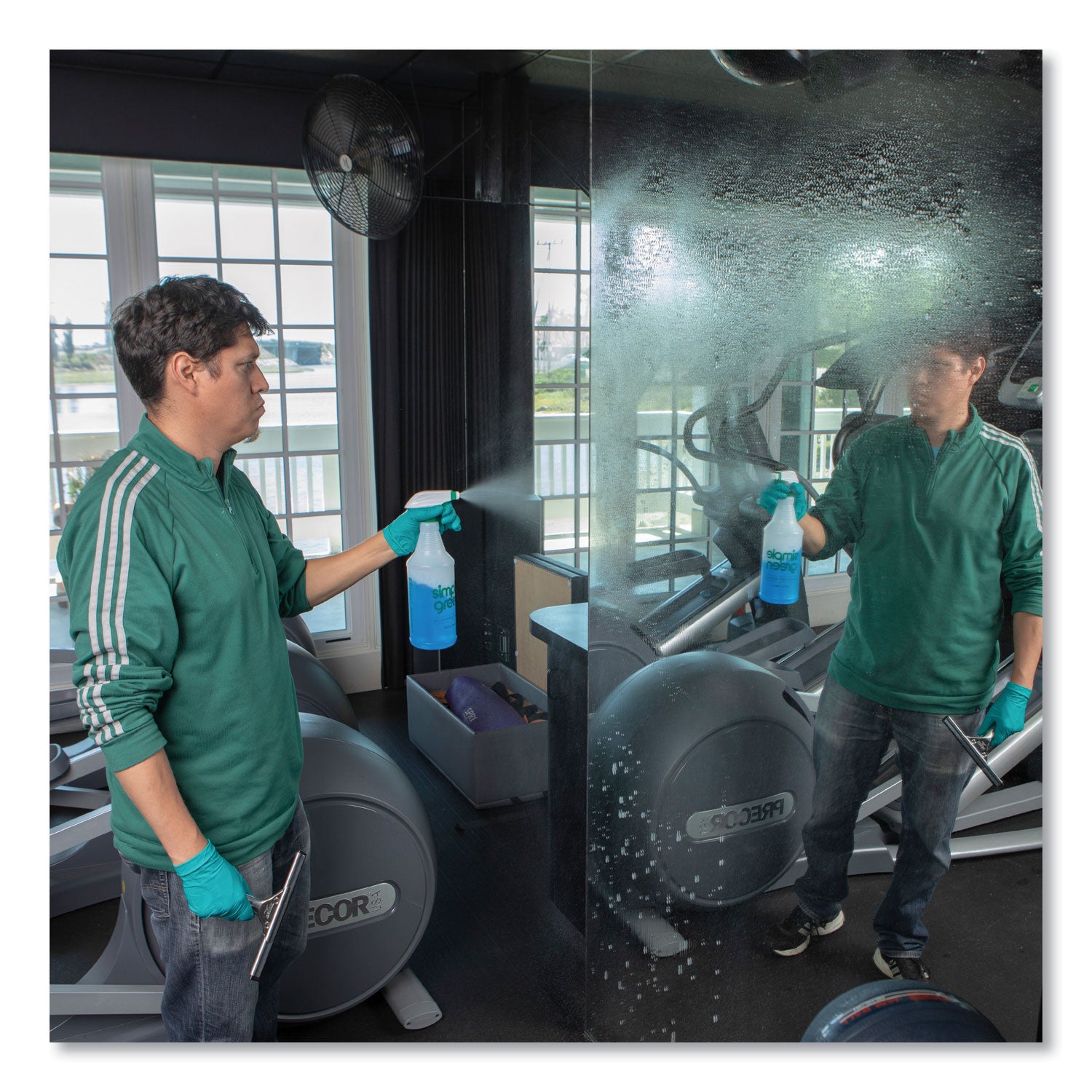 Simple Green® Clean Building Glass Cleaner Concentrate, Unscented, 1gal Bottle