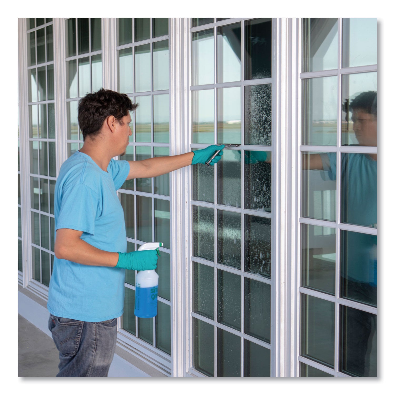 Simple Green® Clean Building Glass Cleaner Concentrate, Unscented, 1gal Bottle