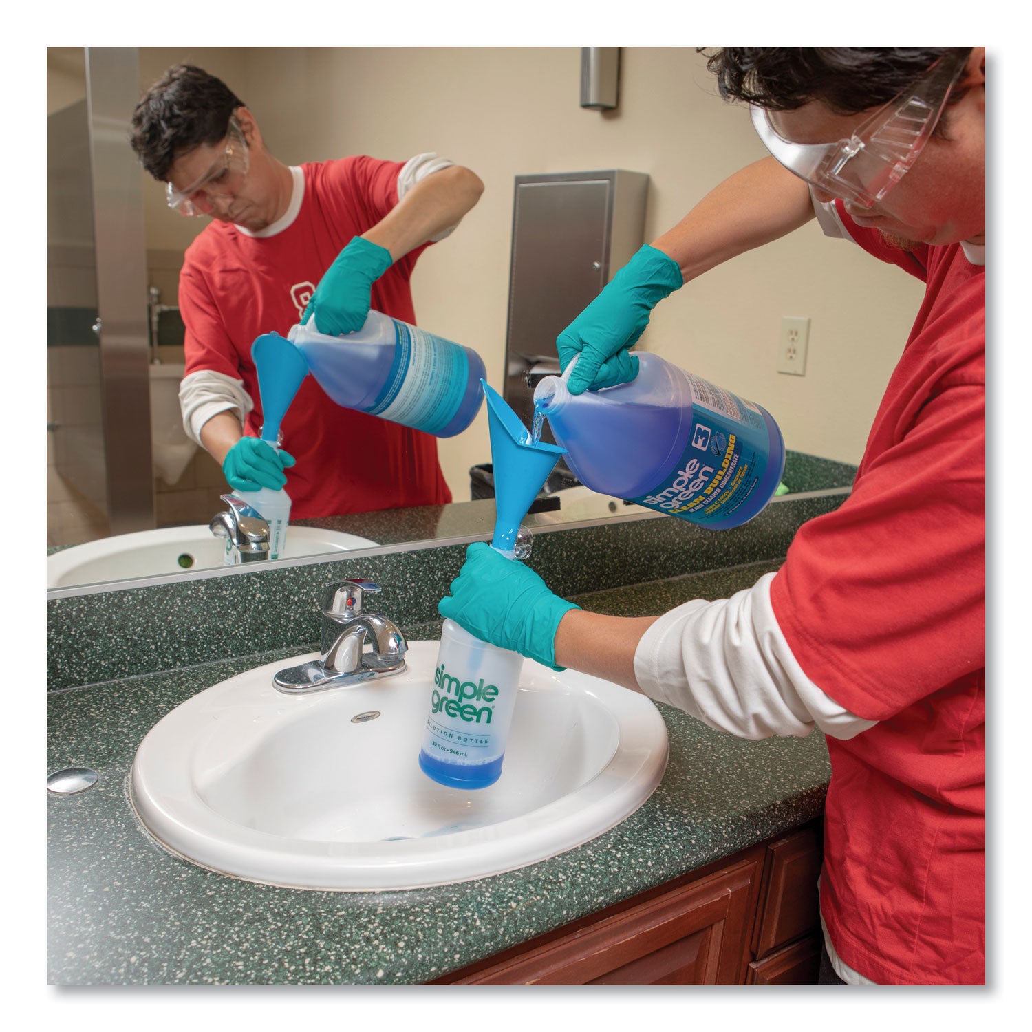 Simple Green® Clean Building Glass Cleaner Concentrate, Unscented, 1gal Bottle