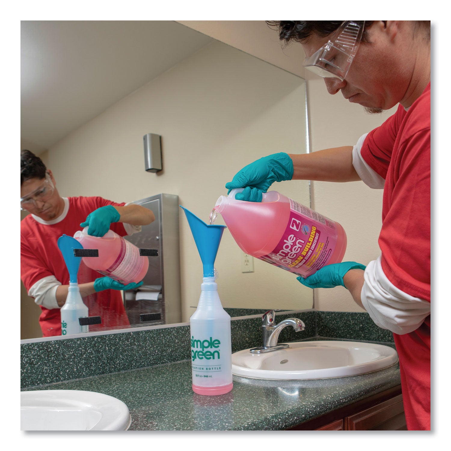 Simple Green® Clean Building Bathroom Cleaner Concentrate, Unscented, 1gal Bottle