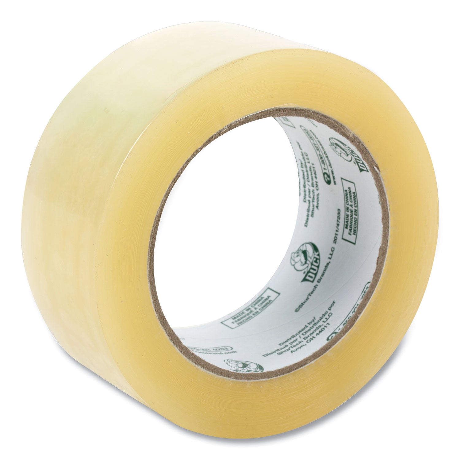 Duck® Commercial Grade Packaging Tape, 3" Core, 1.88" X 109 Yds, Clear, 6/pack