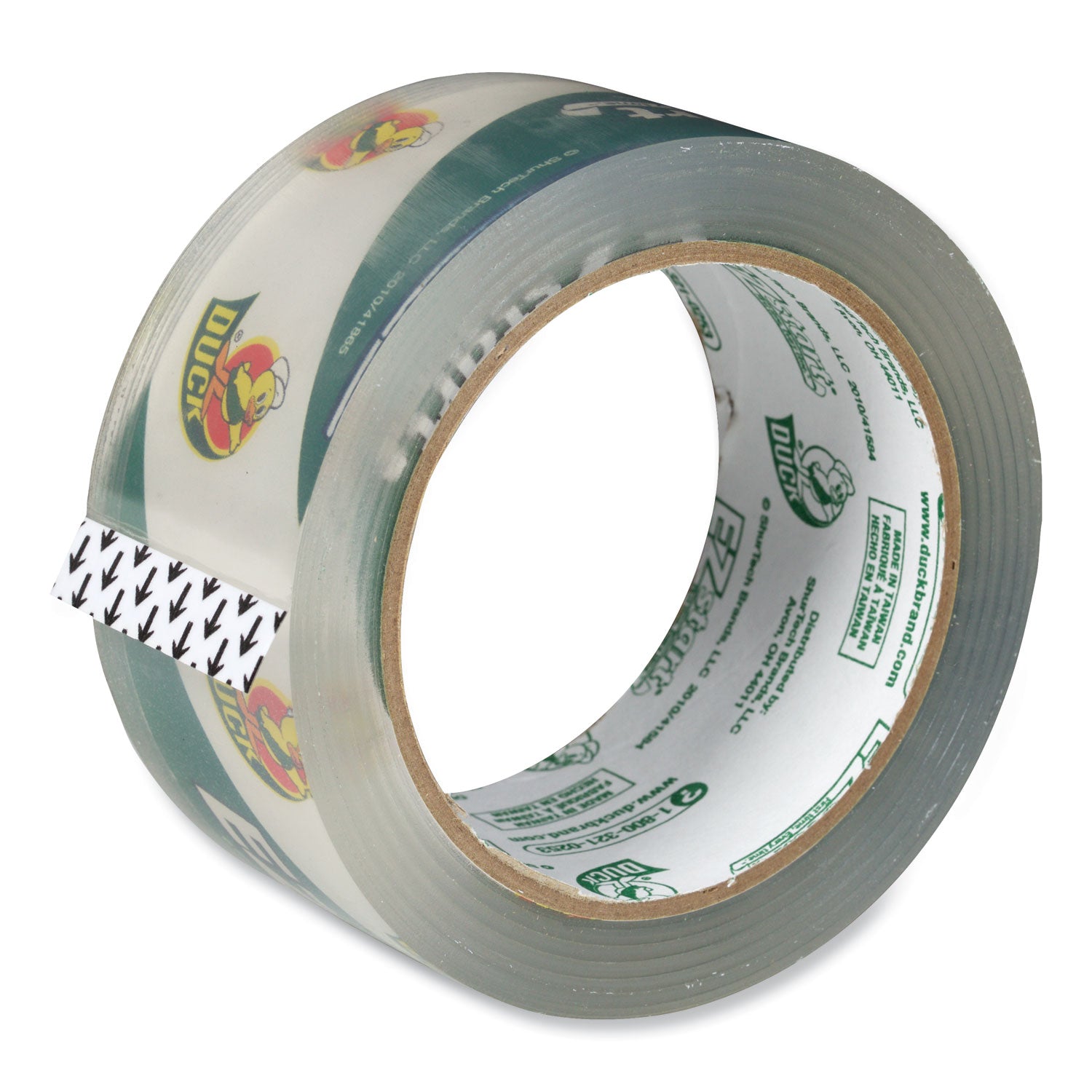 Duck® Ez Start Premium Packaging Tape, 3" Core, 1.88" X 60 Yds, Clear