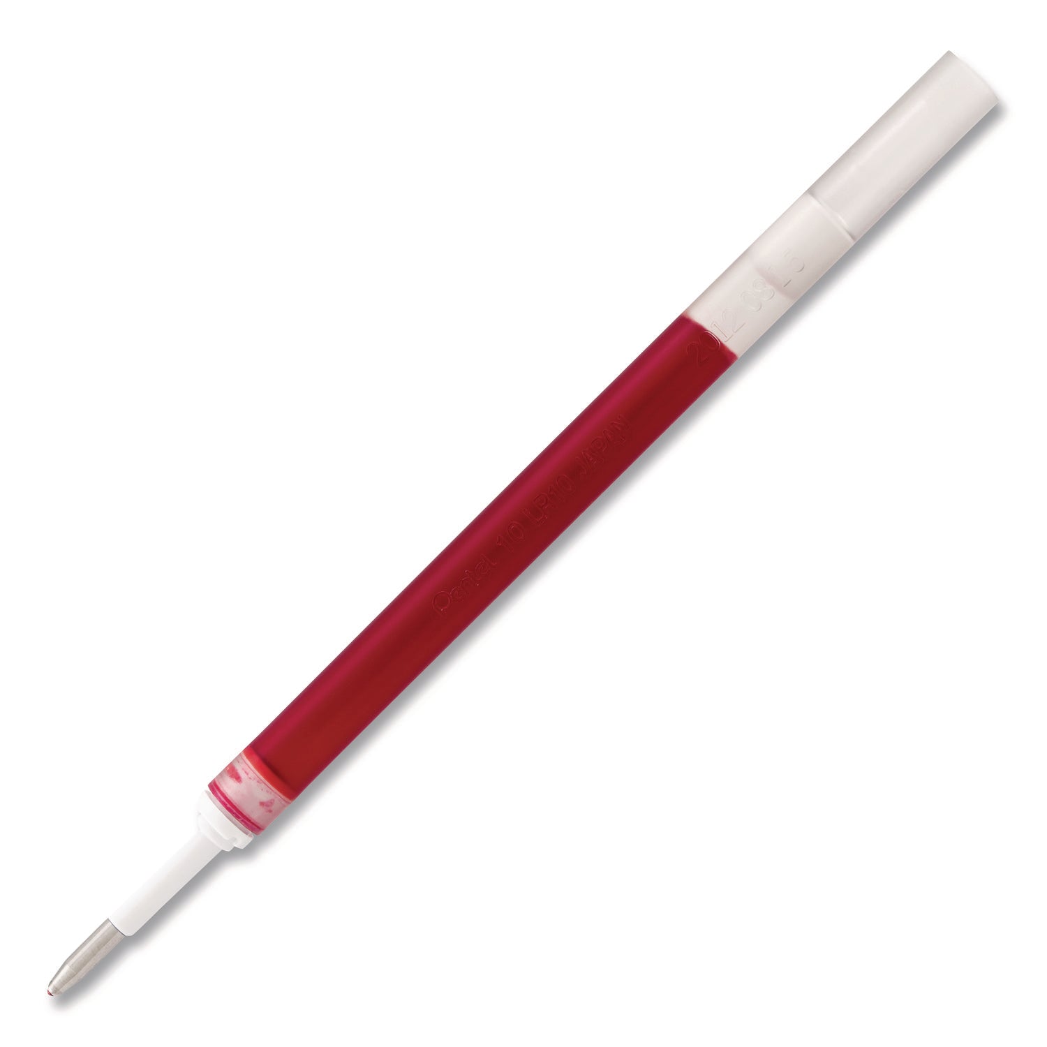Pentel® Refill For Pentel Energel Retractable Liquid Gel Pens, Bold Conical Tip, Red Ink