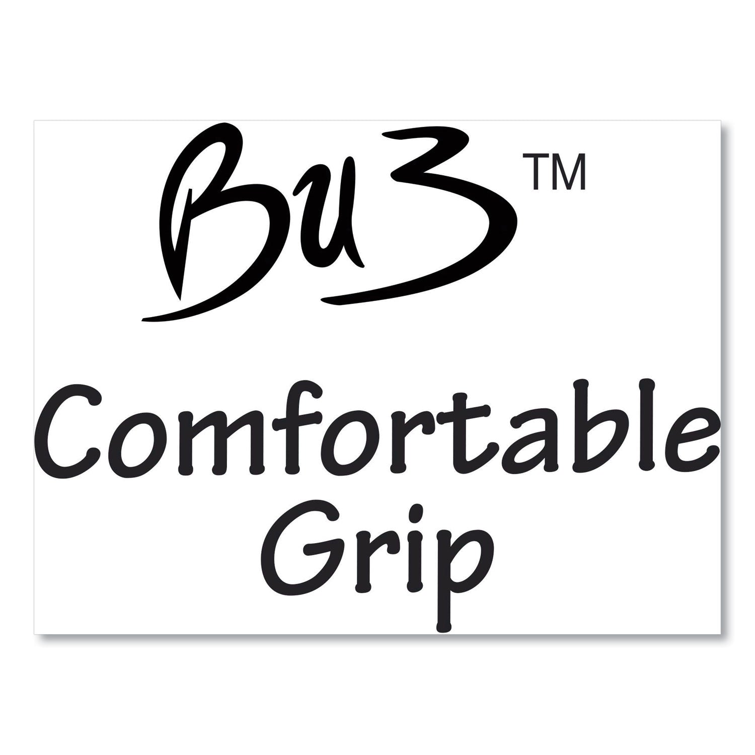 BIC® BU3 Ballpoint Pen, Retractable, Medium 1 mm, Black Ink, Smoke/Black Barrel, 18/Pack