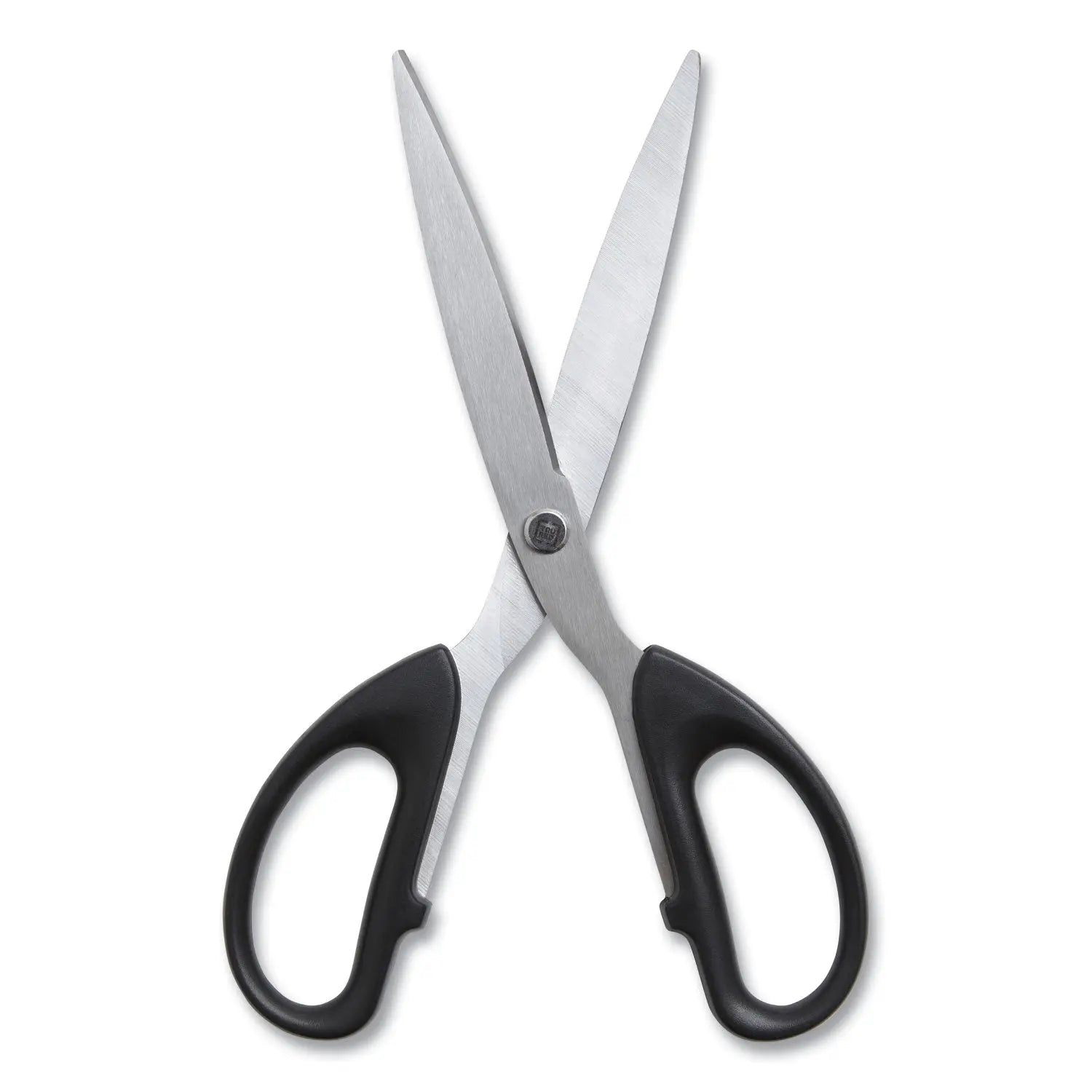 Stainless Steel Scissors, 7" Long, 2.64" Cut Length, Straight Assorted Color Handles, 2/Pack TRU RED™ Flipcost