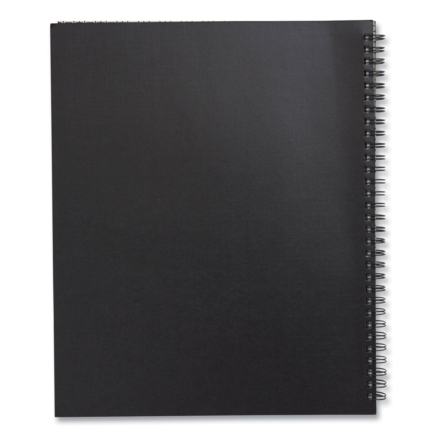 TRU RED™ Wirebound Soft-Cover Notebook, 1-Subject, Narrow Rule, Black Cover, (80) 11 x 8.5 Sheets
