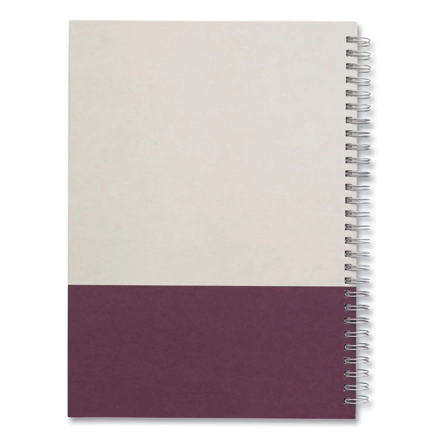 Wirebound Hardcover Notebook, 1-Subject, Narrow Rule, Gray/Purple Cover, (80) 9.5 x 6.5 Sheets TRU RED™ Flipcost