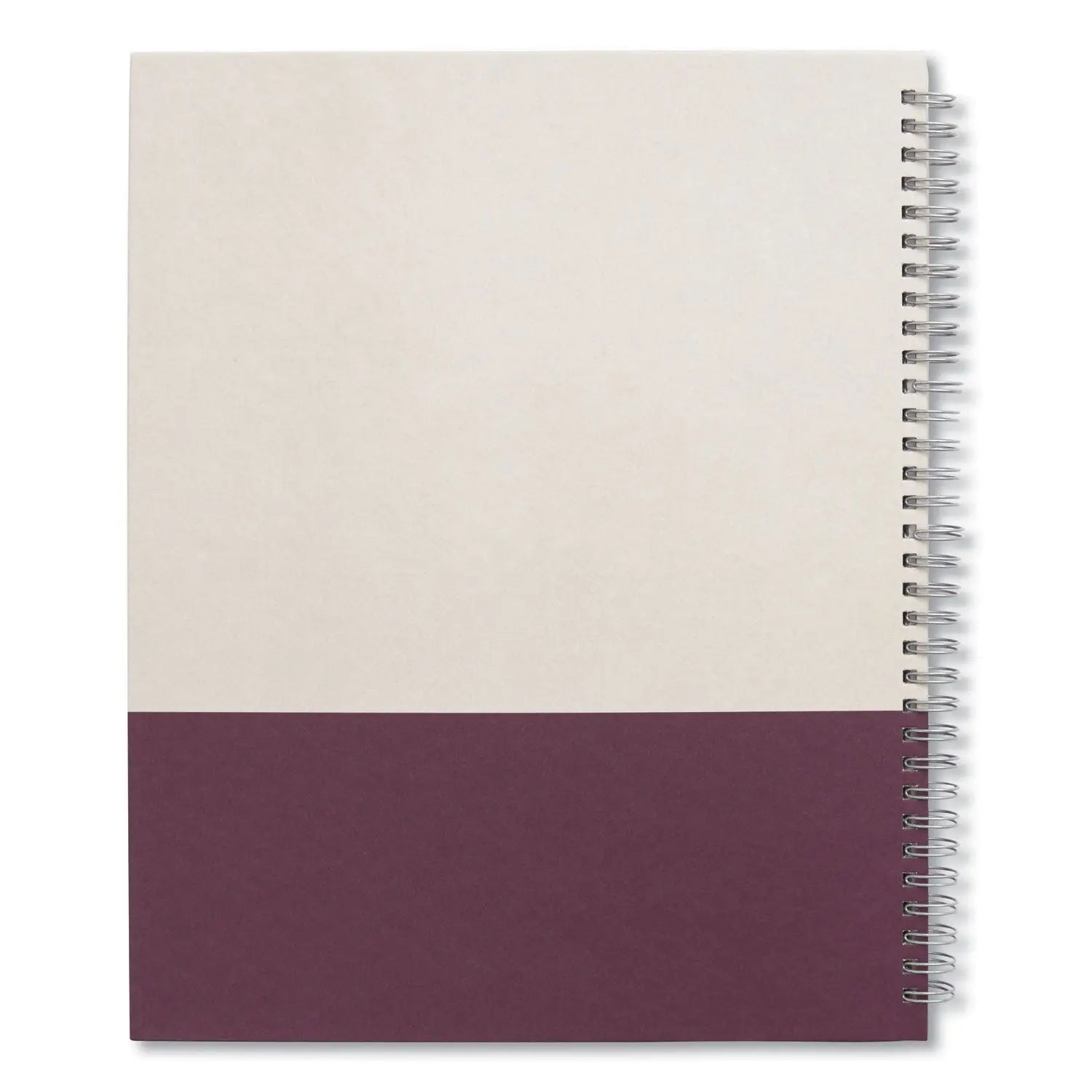 Wirebound Hardcover Notebook, 1-Subject, Narrow Rule, Gray/Purple Cover, (80) 11 x 8.5 Sheets TRU RED™ Flipcost