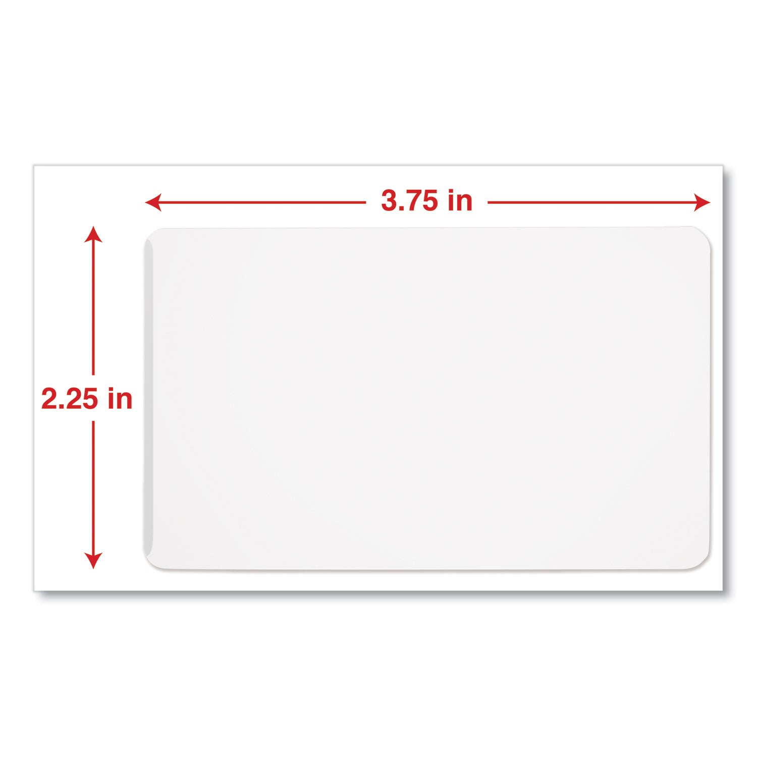 Universal® Laminating Pouches, 5 Mil, 3.75" X 2.25", Gloss Clear, 100/box
