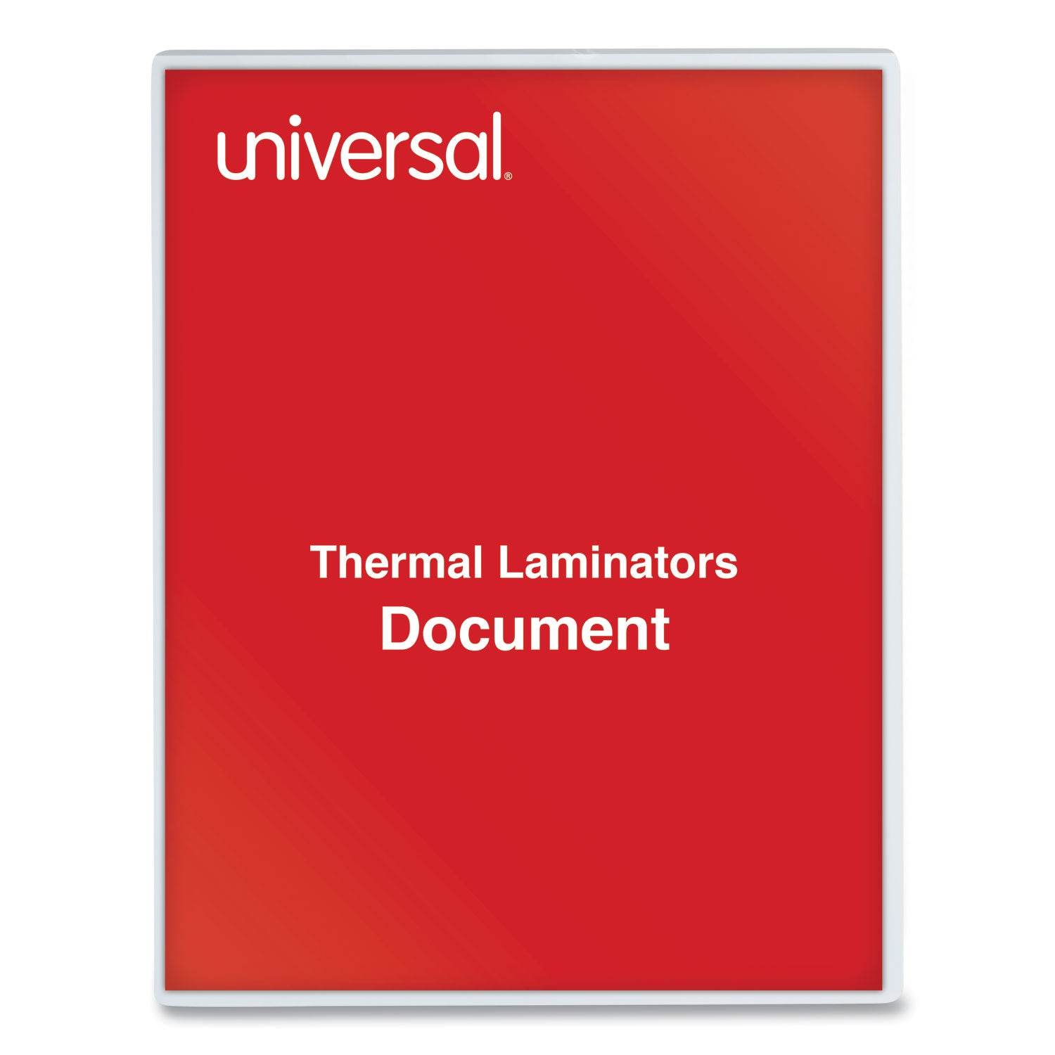 Universal® Laminating Pouches, 5 Mil, 9" X 11.5", Gloss Clear, 100/pack