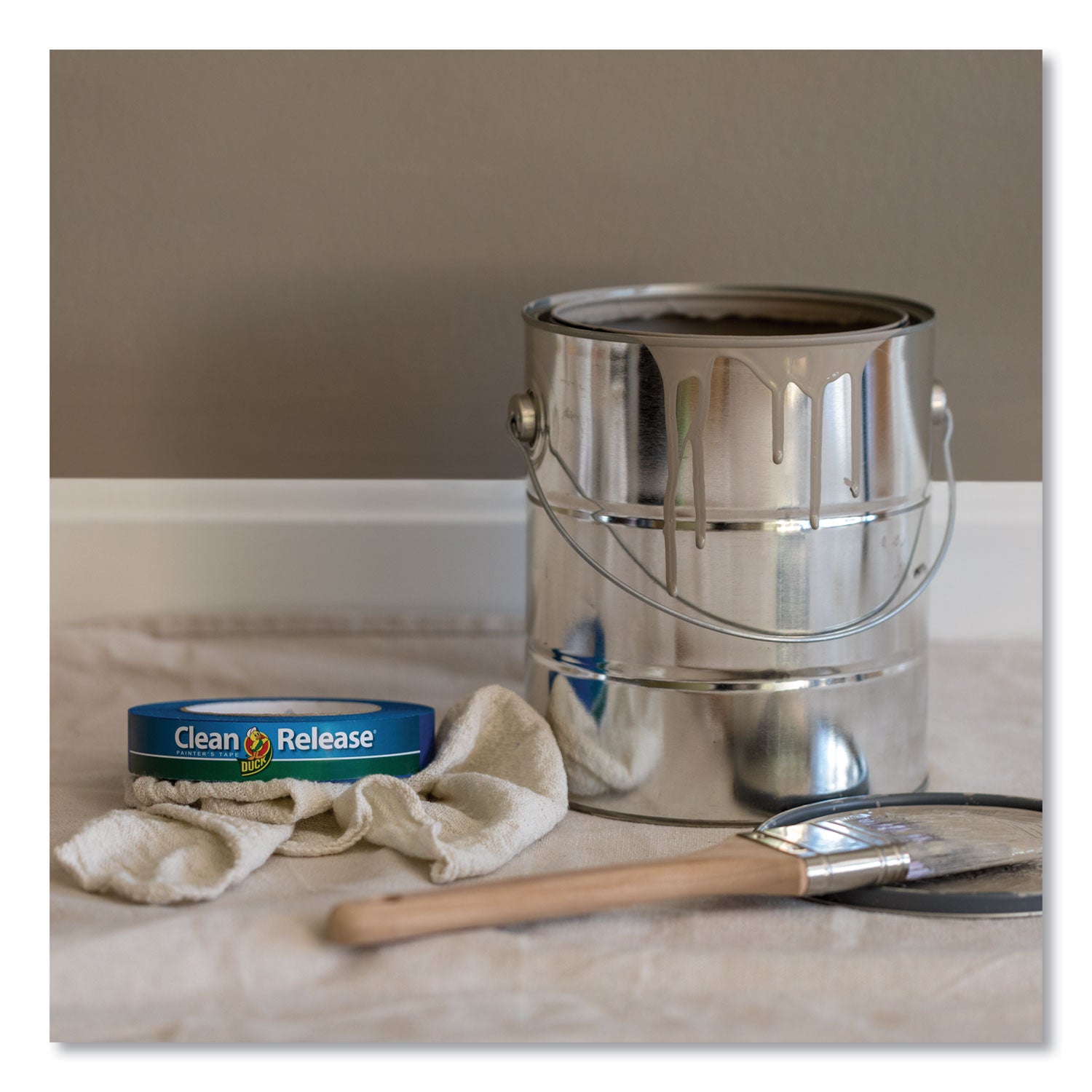 Duck® Clean Release Painter's Tape, 3" Core, 0.94" X 60 Yds, Blue, 24/carton