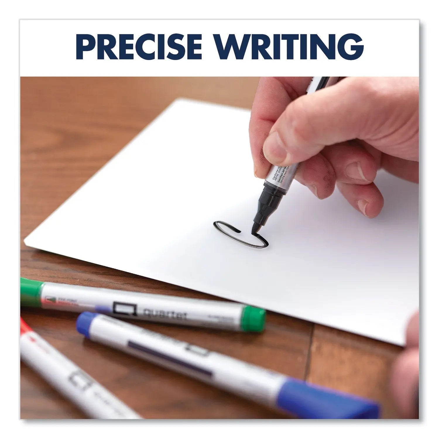 Premium Glass Board Dry Erase Marker, Fine Bullet Tip, Assorted Colors, 4/Pack Quartet® Flipcost