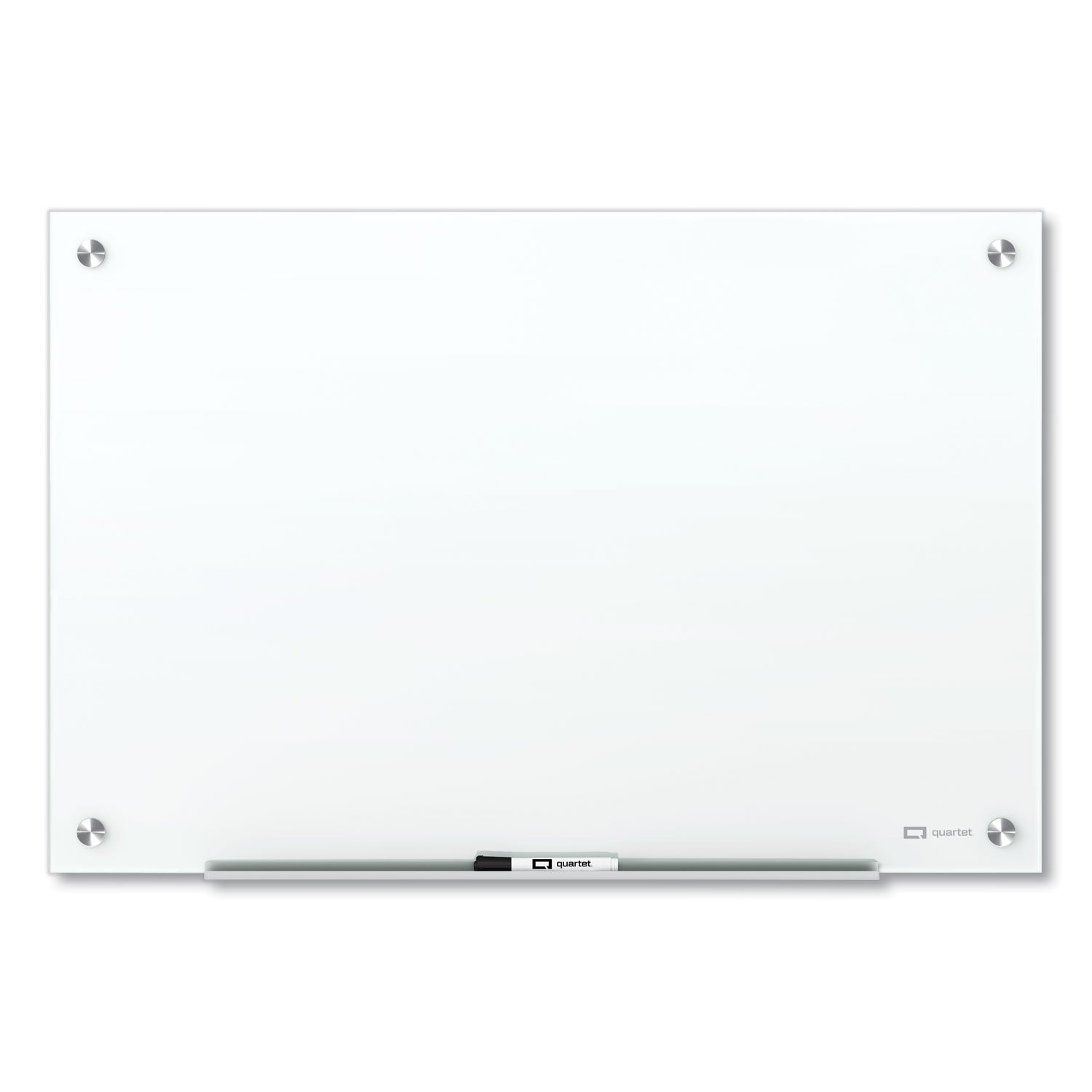 Brilliance Glass Dry-Erase Boards, 72 x 48, White Surface