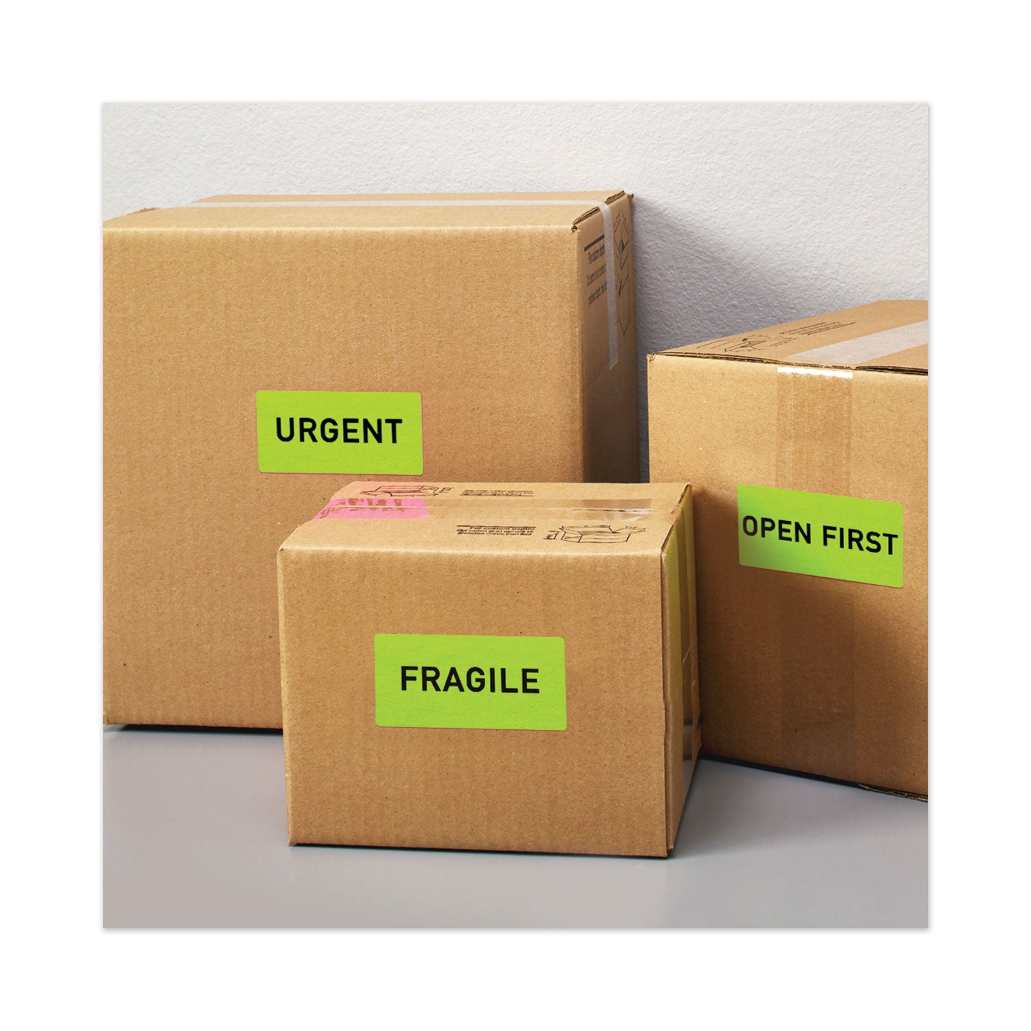 Avery® High-Visibility Permanent Laser Id Labels, 2 X 4, Neon Green, 1000/box