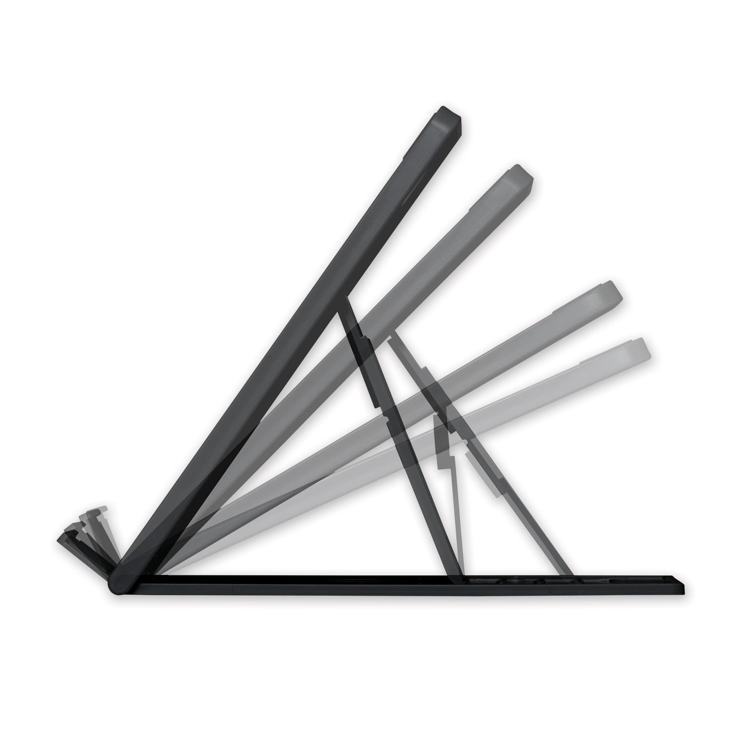 Kensington® Smartfit Easy Riser Laptop Cooling Stand, 13" X 9.5" X 0.8" To 7.1", Black, Supports 8 Lbs