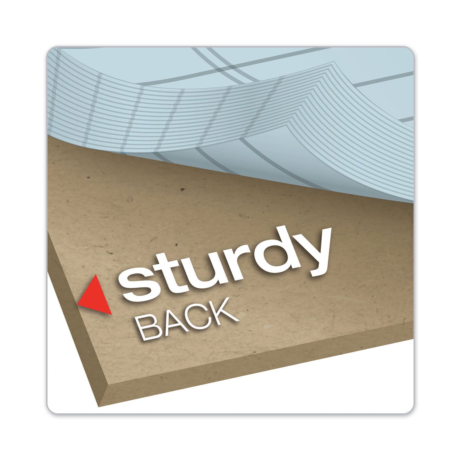 TOPS™ Prism + Colored Writing Pads, Wide/legal Rule, 50 Pastel Blue 8.5 X 11.75 Sheets, 12/pack