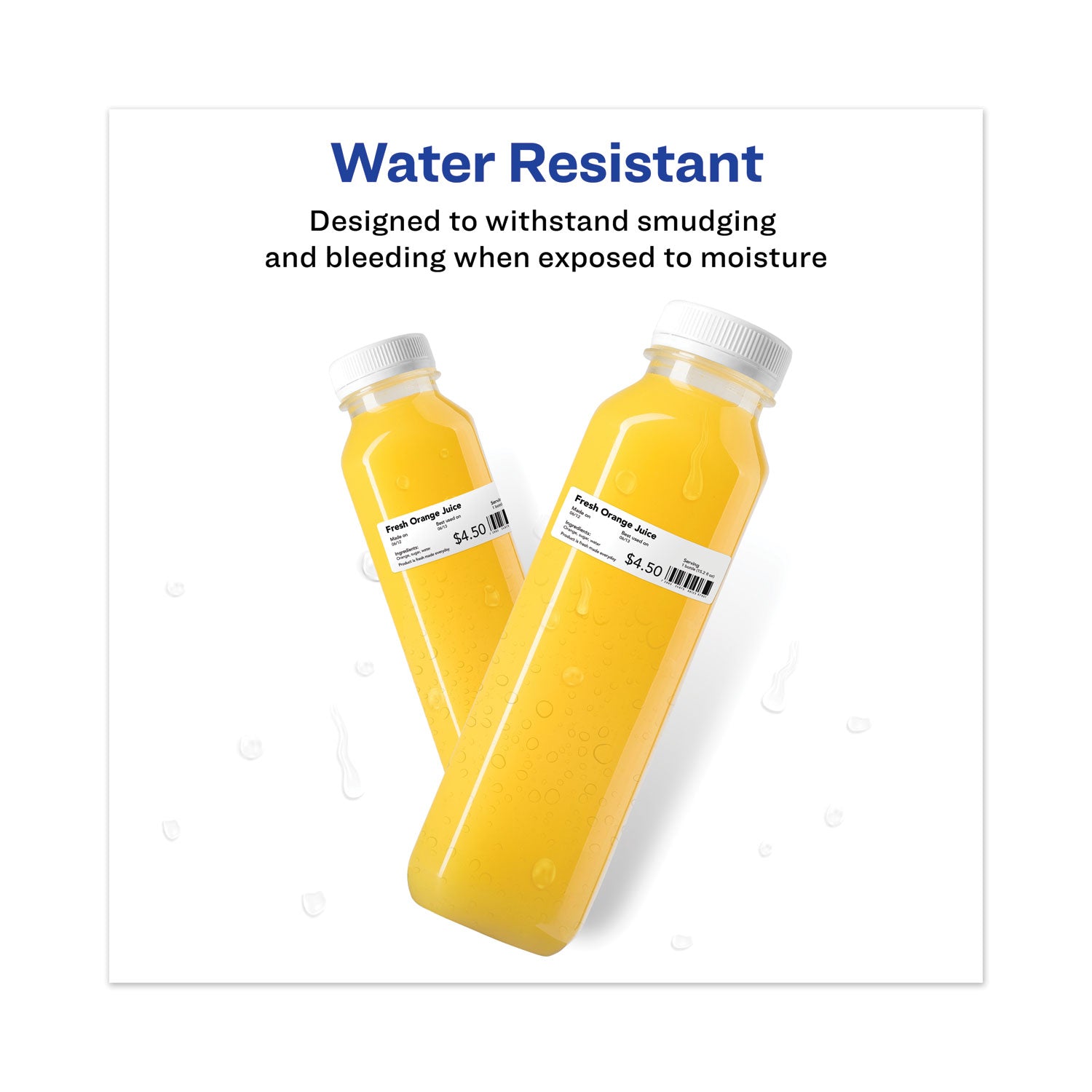 Avery® Multipurpose Thermal Labels, 1.13 X 3.5, White, 130/roll, 2 Rolls/pack