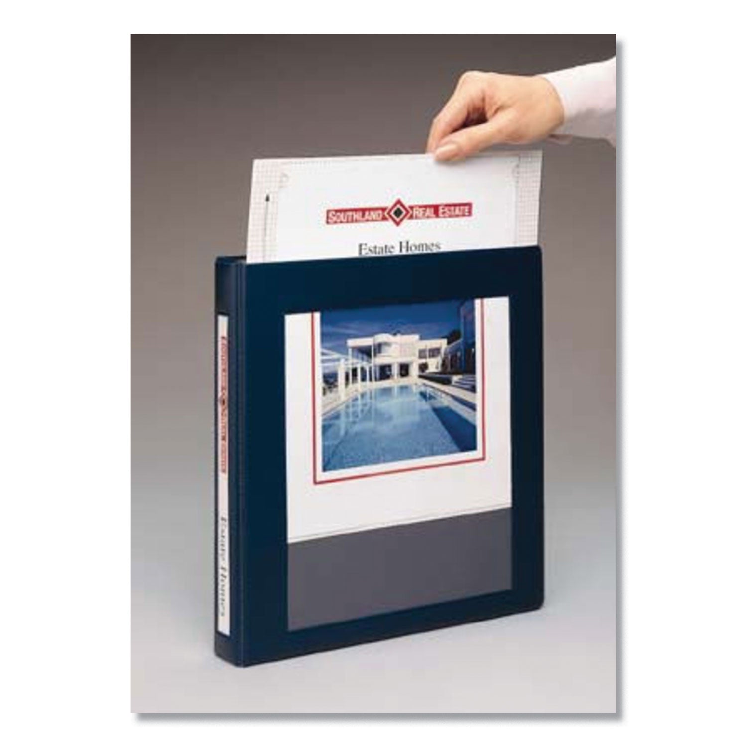 Avery® Framed View Heavy-Duty Binders, 3 Rings, 1" Capacity, 11 X 8.5, Black